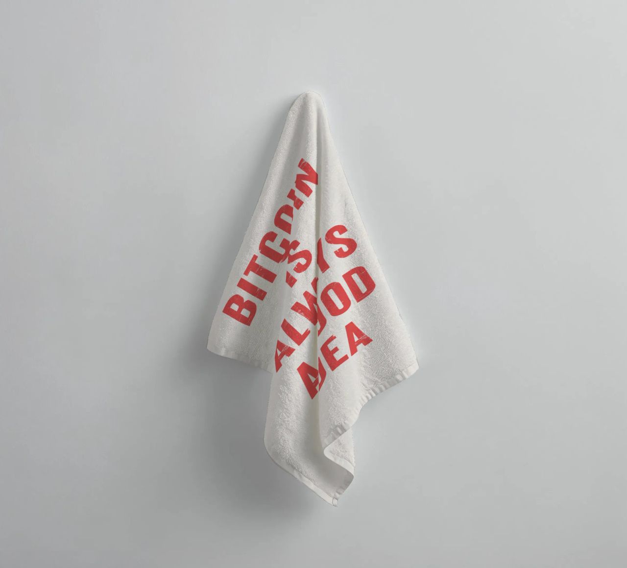 Bitcoin is always a good idea towel by Vintagrafica
