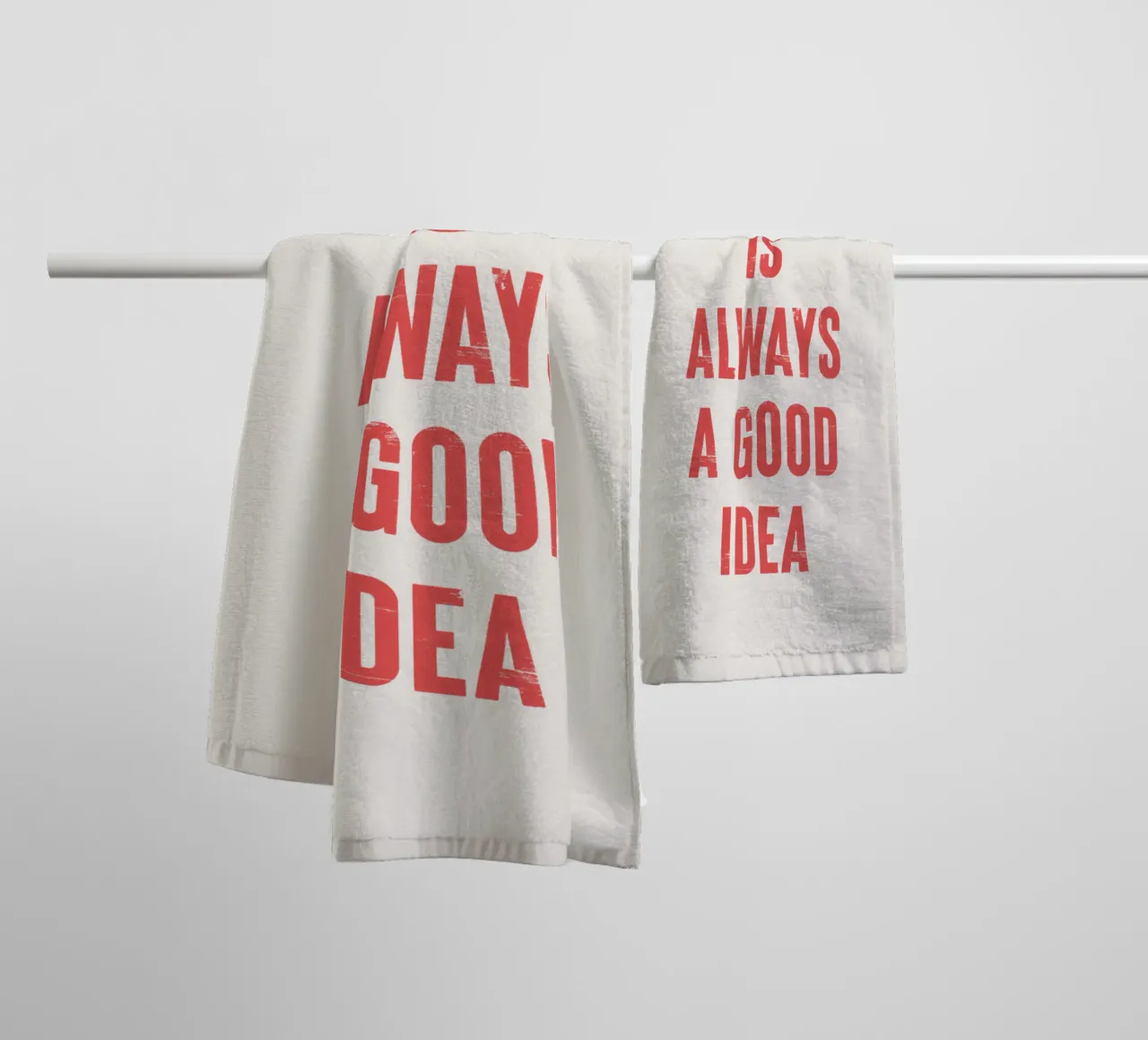 Bitcoin is always a good idea towel by Vintagrafica