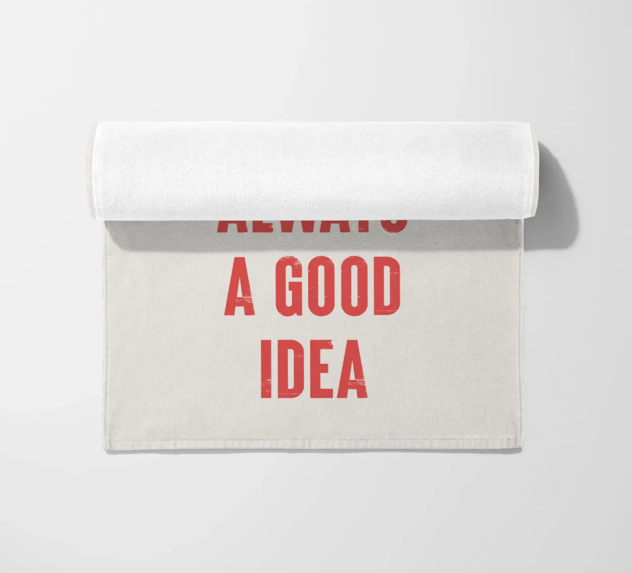 Bitcoin is always a good idea beach towel by Vintagrafica