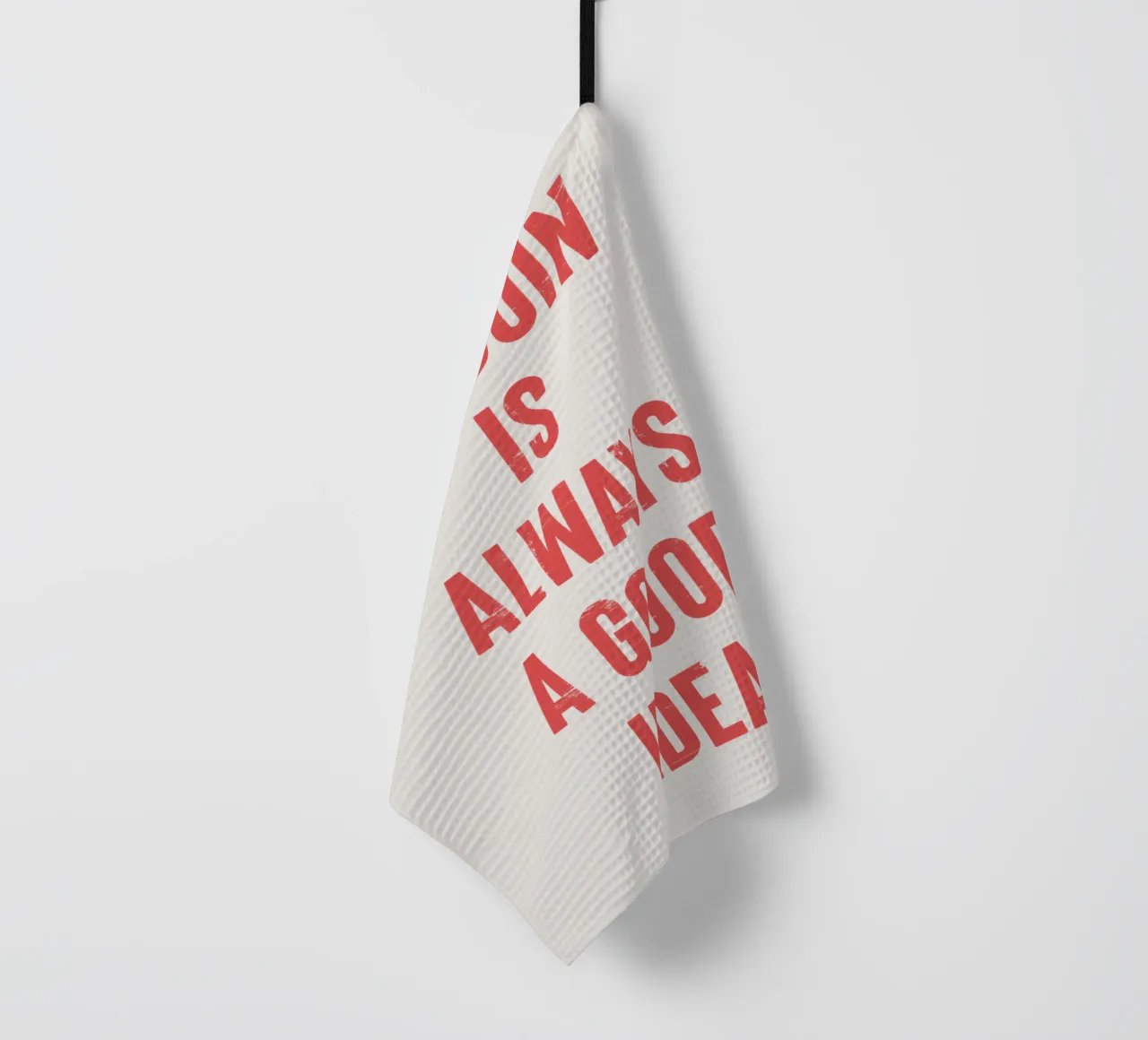 Bitcoin is always a good idea tea towel by Vintagrafica