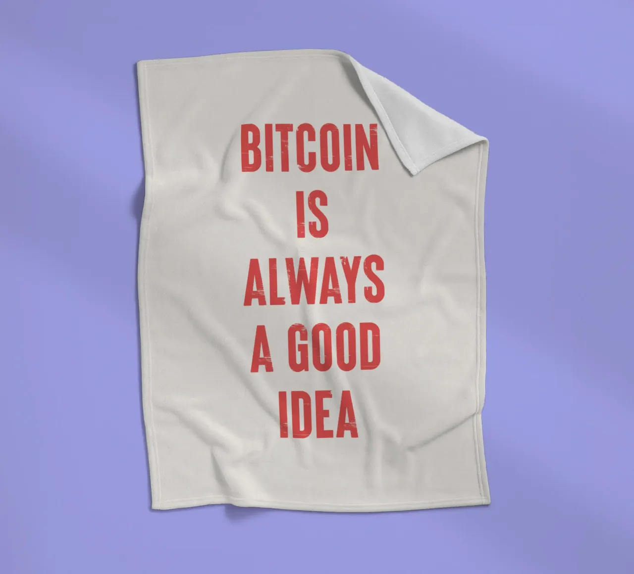 Il Bitcoin è sempre una buona idea coperta in pile da Vintagrafica