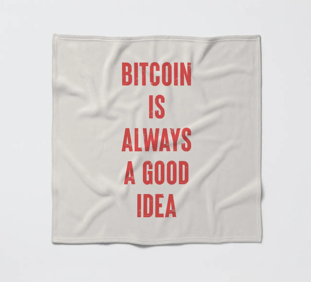 Il Bitcoin è sempre una buona idea coperta in pile da Vintagrafica
