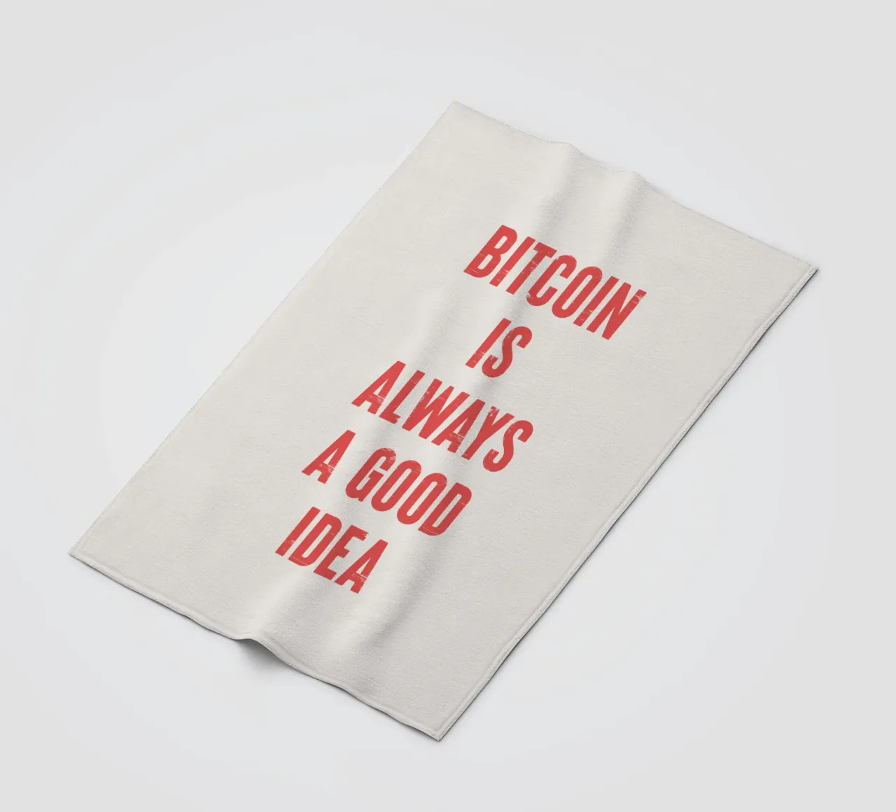 Il Bitcoin è sempre una buona idea coperta in pile da Vintagrafica