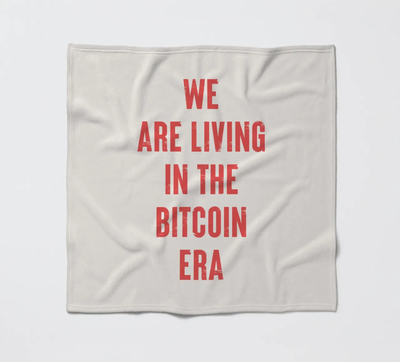 Wir leben in der Bitcoin-Ära Fleecedecke von Vintagrafica