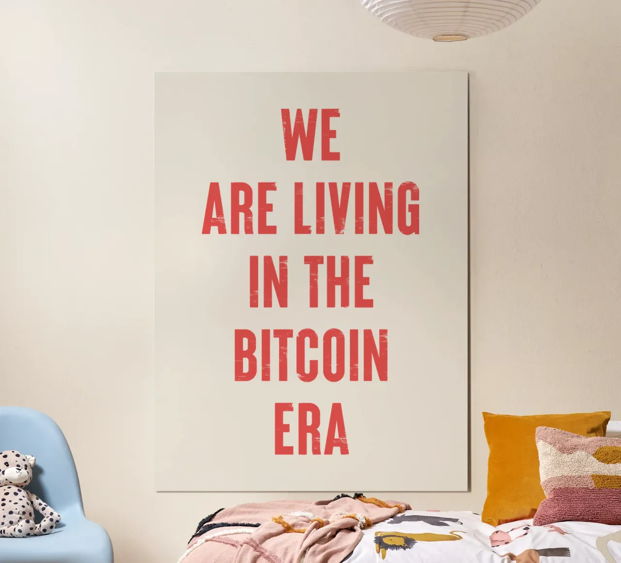 Wir leben in der Bitcoin-Ära Hahnemühle von Vintagrafica