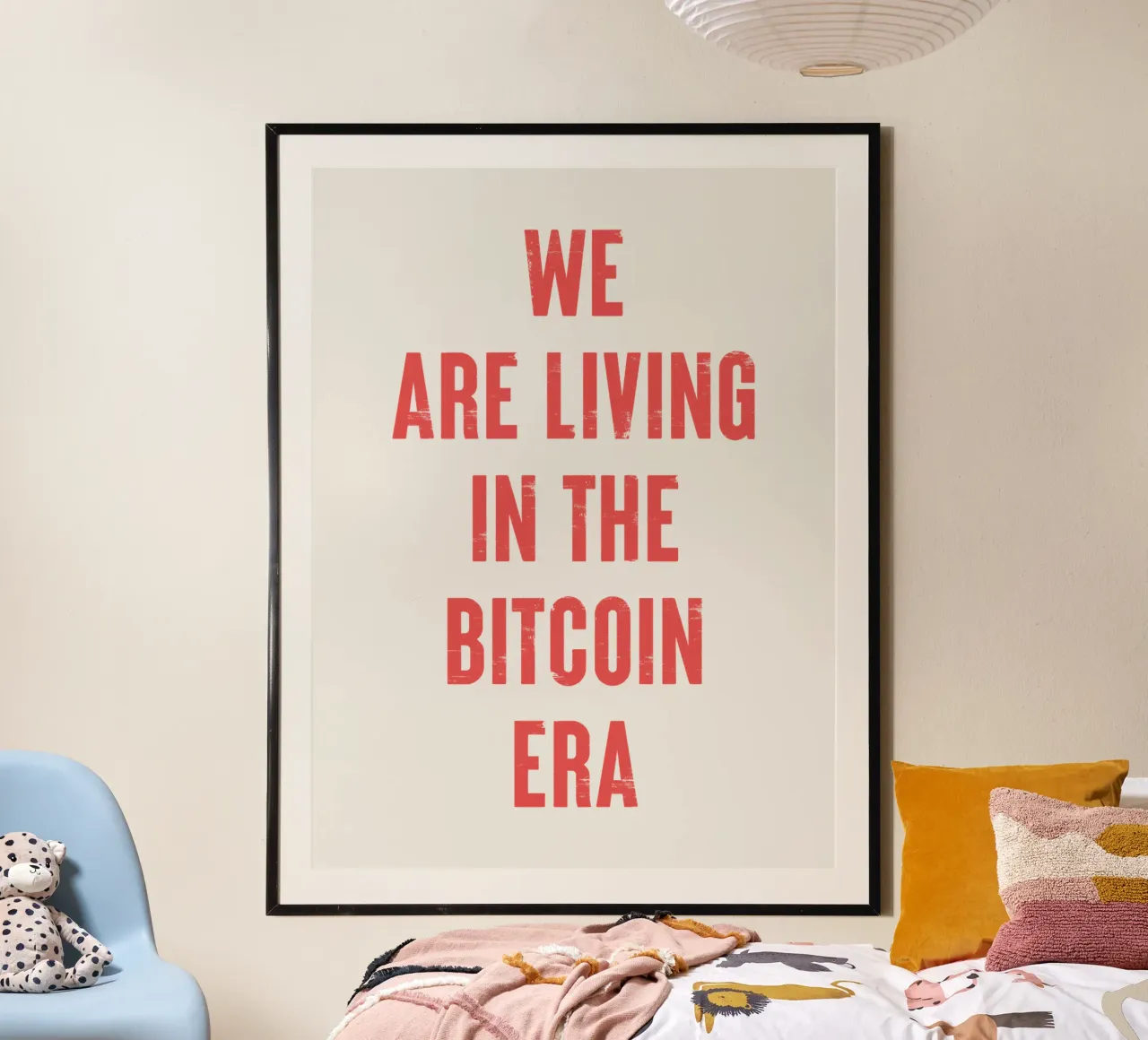 Wir leben in der Bitcoin-Ära Hahnemühle von Vintagrafica