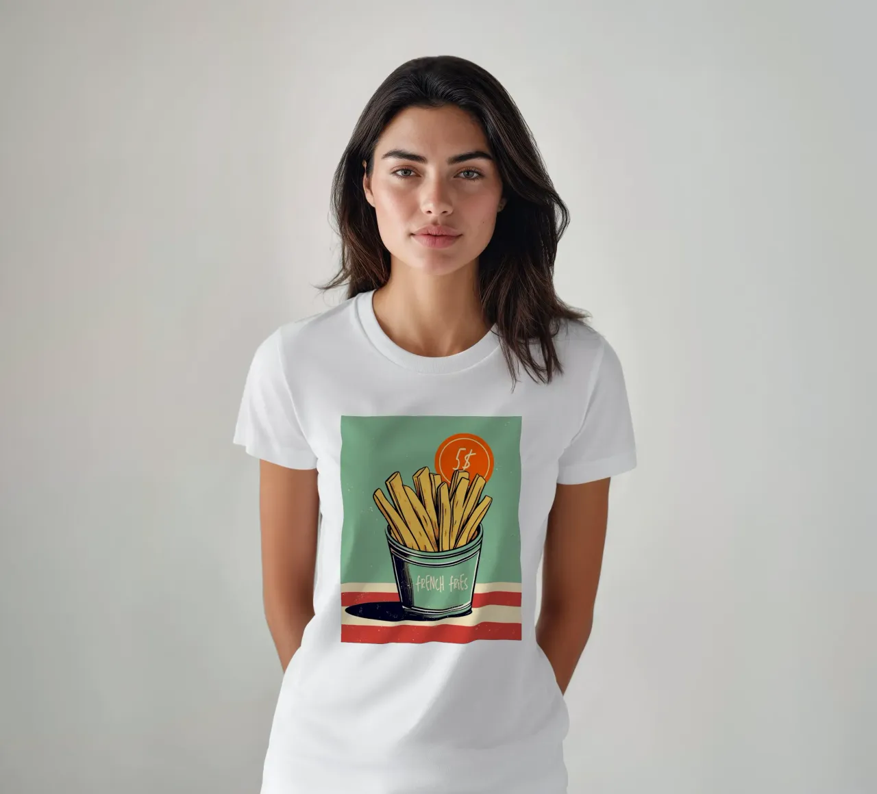 Retro Fries Special t-shirt by Indigo Rain