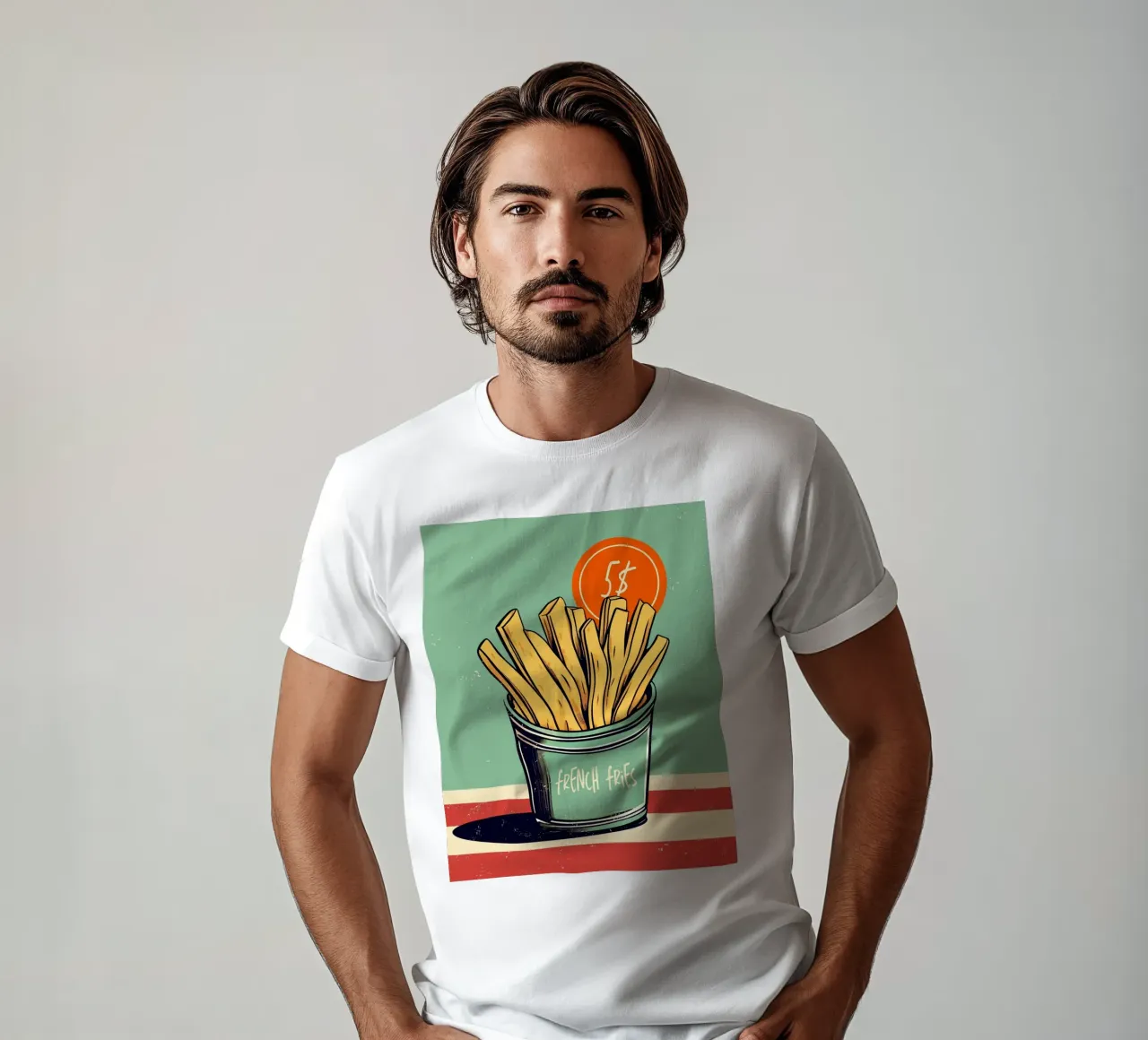 Retro Fries Special t-shirt by Indigo Rain