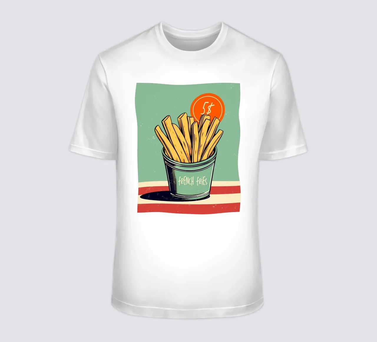 Retro Fries Special t-shirt by Indigo Rain