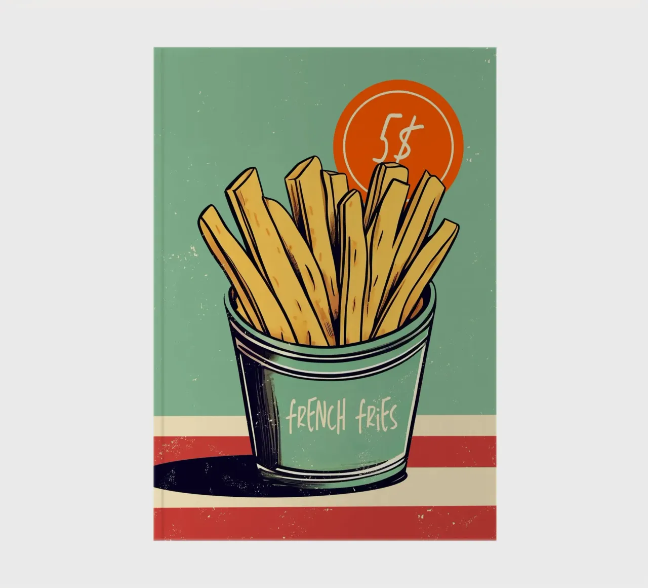 Retro Fries Special Notizbuch von Indigo Rain