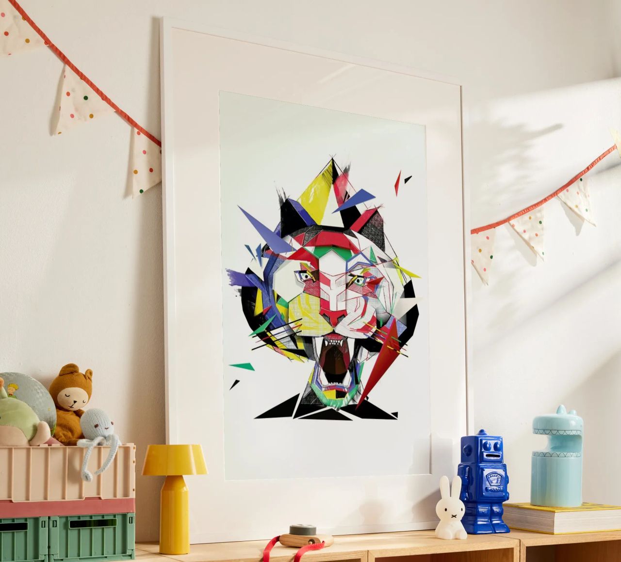 Tiger Spade Playing Card poster da Birgit Palma