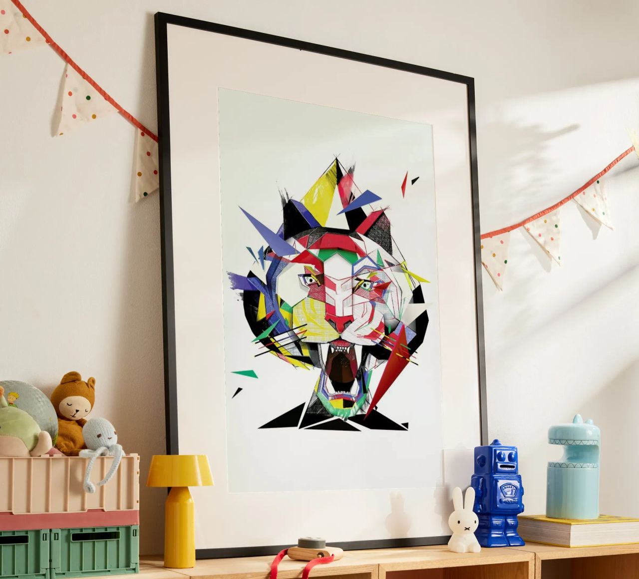 Tiger Spade Playing Card poster da Birgit Palma