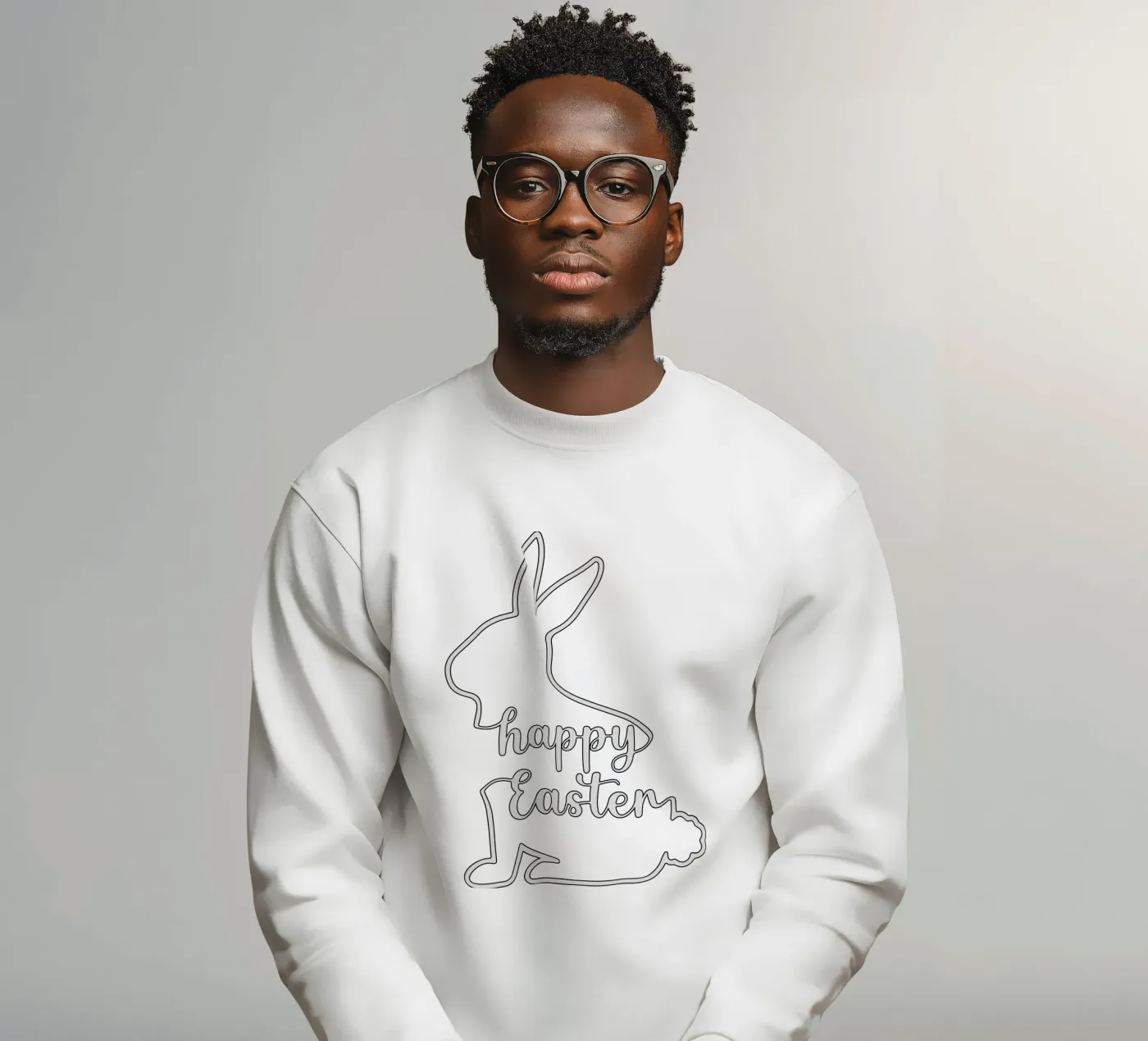happy easter sweat de onefeelshop