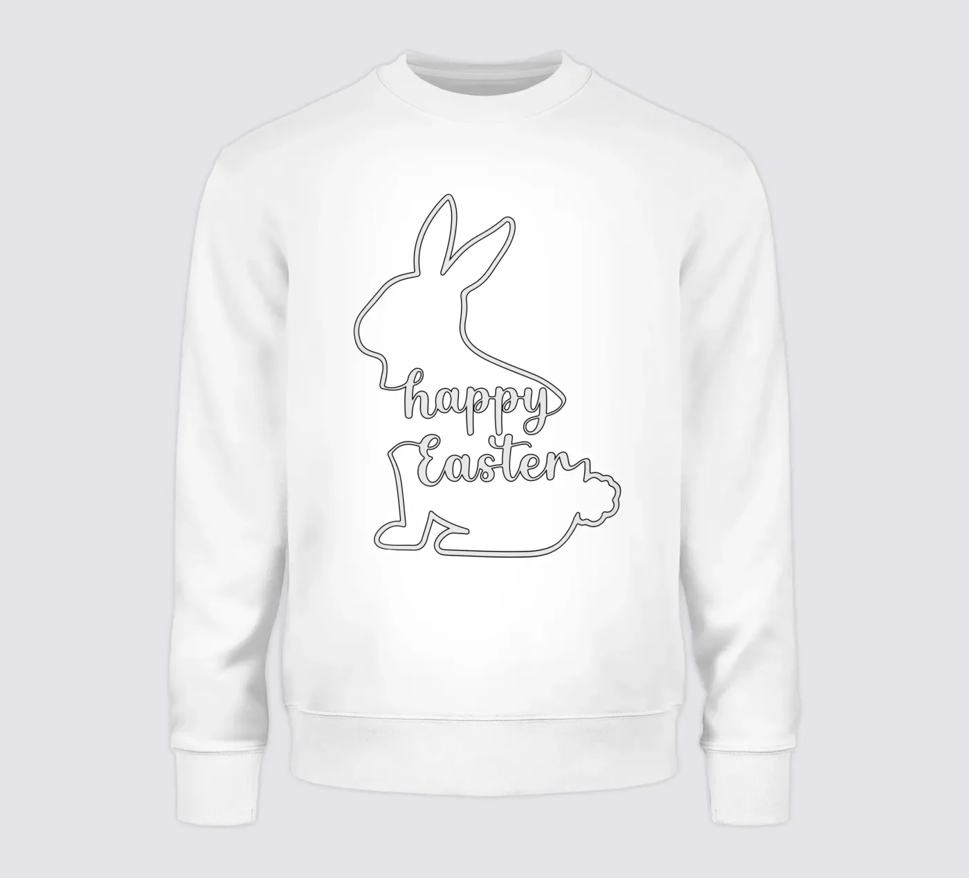 happy easter sweat de onefeelshop