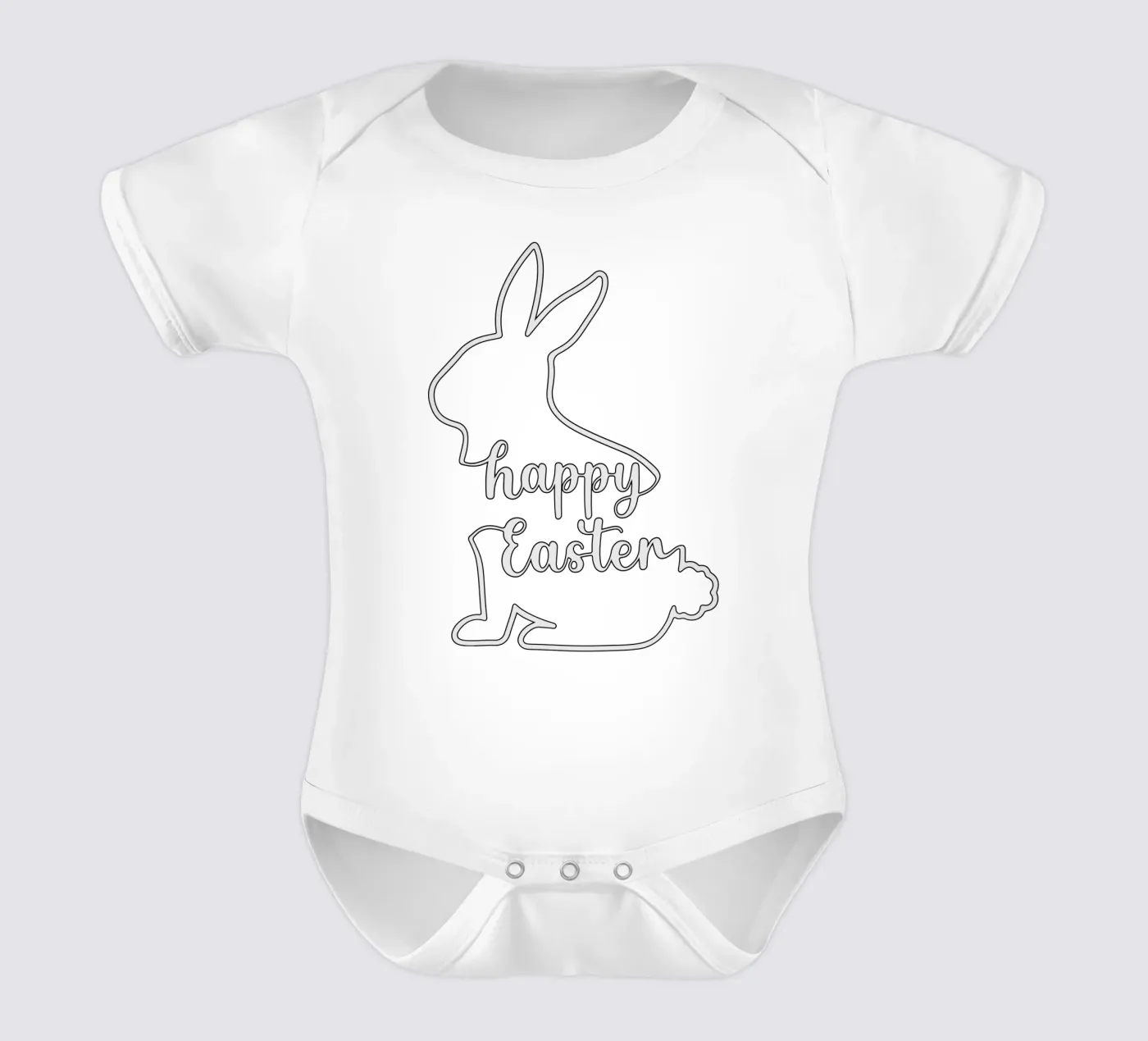 Buona Pasqua body neonato maniche corte da onefeelshop