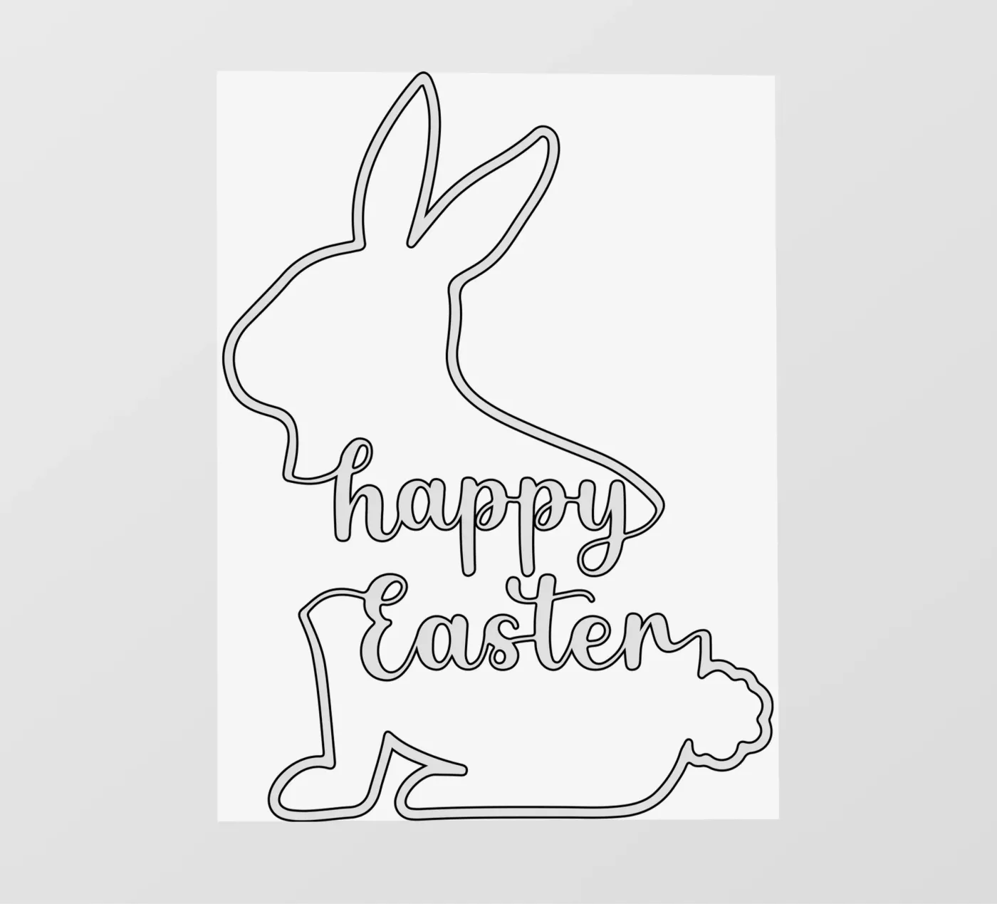 happy easter Backlit Folie von onefeelshop