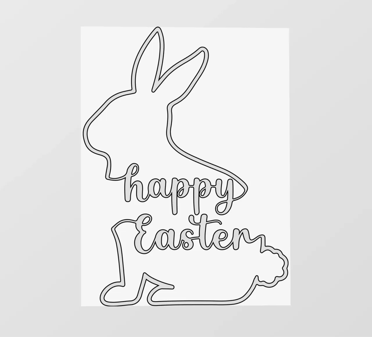 Buona Pasqua pellicola backlit da onefeelshop