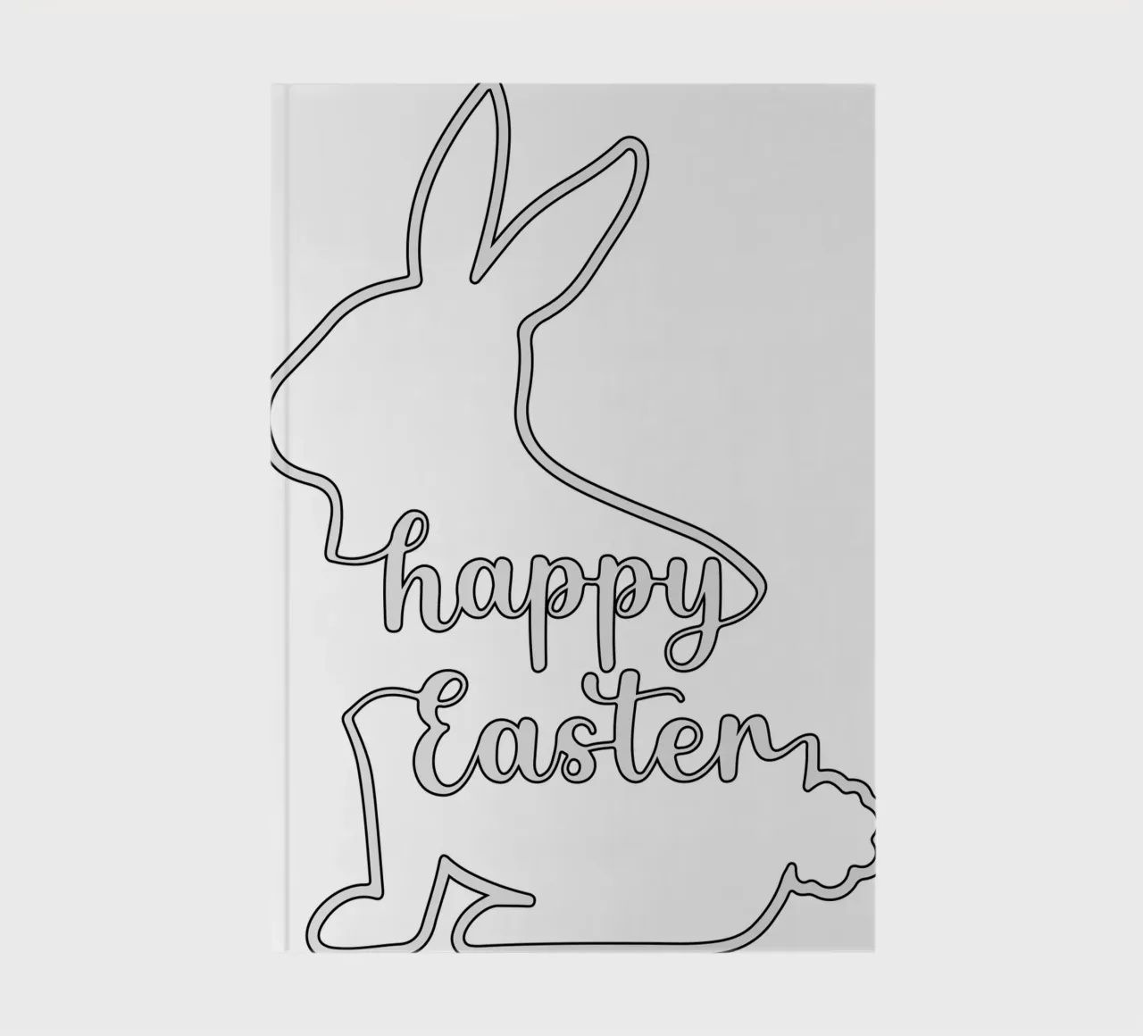 happy easter notebook by onefeelshop