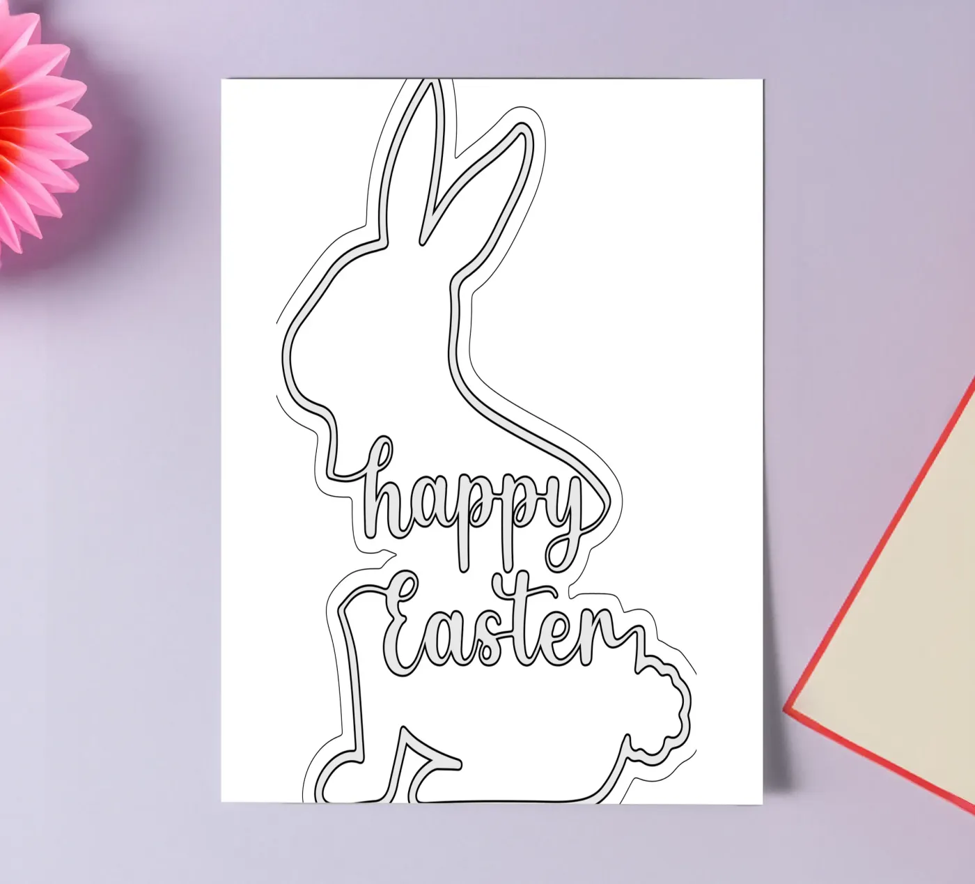 Frohe Ostern Stickerbogen von onefeelshop