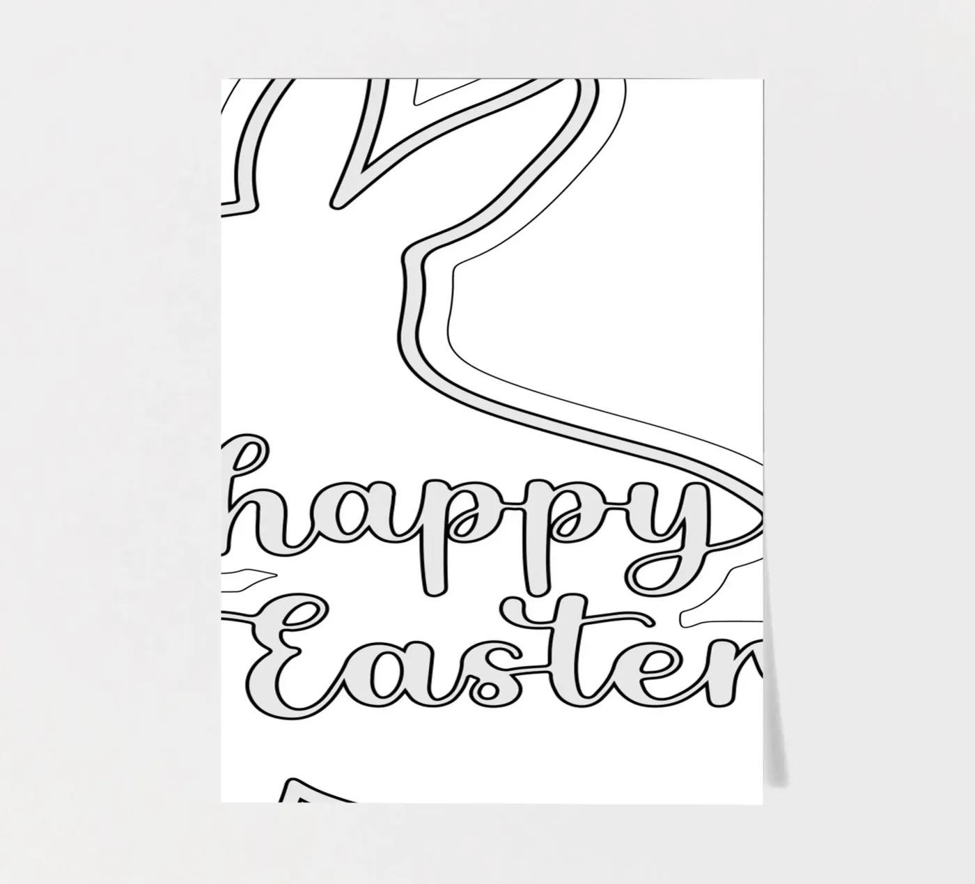 Frohe Ostern Stickerbogen von onefeelshop