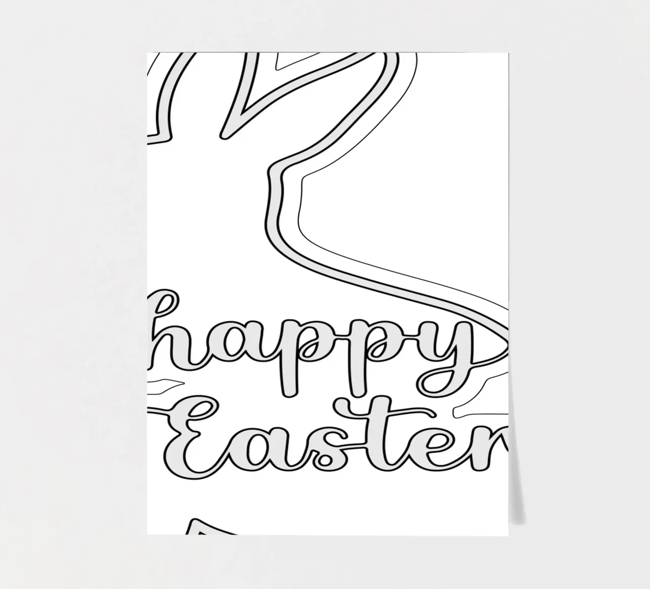 happy easter sticker sheet by onefeelshop