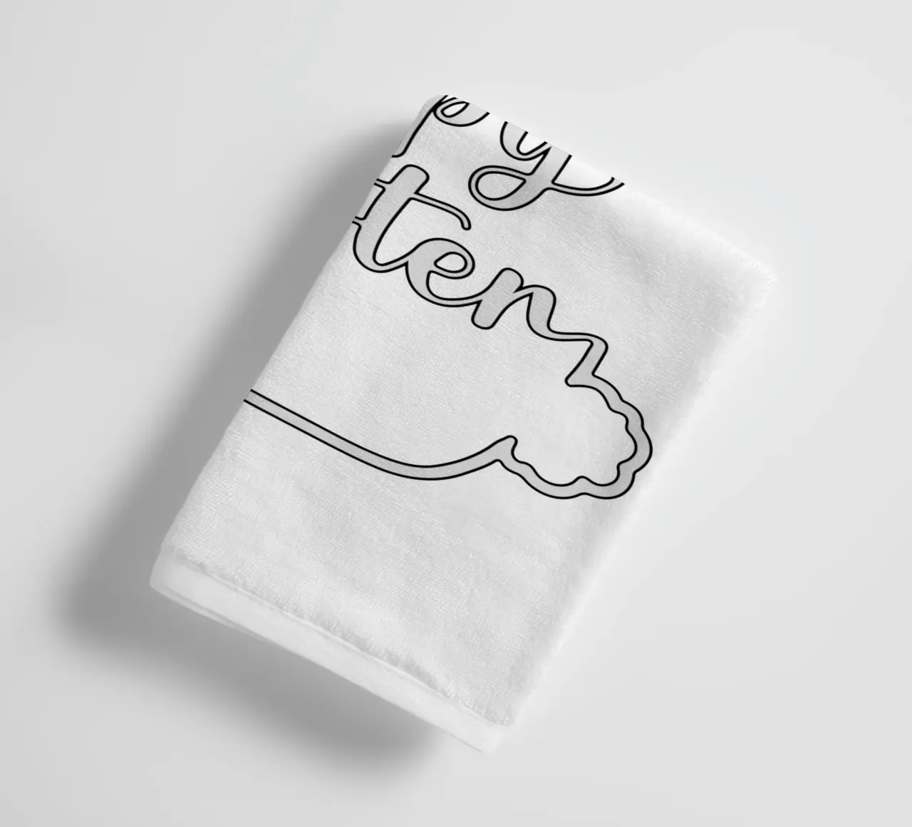 happy easter towel by onefeelshop