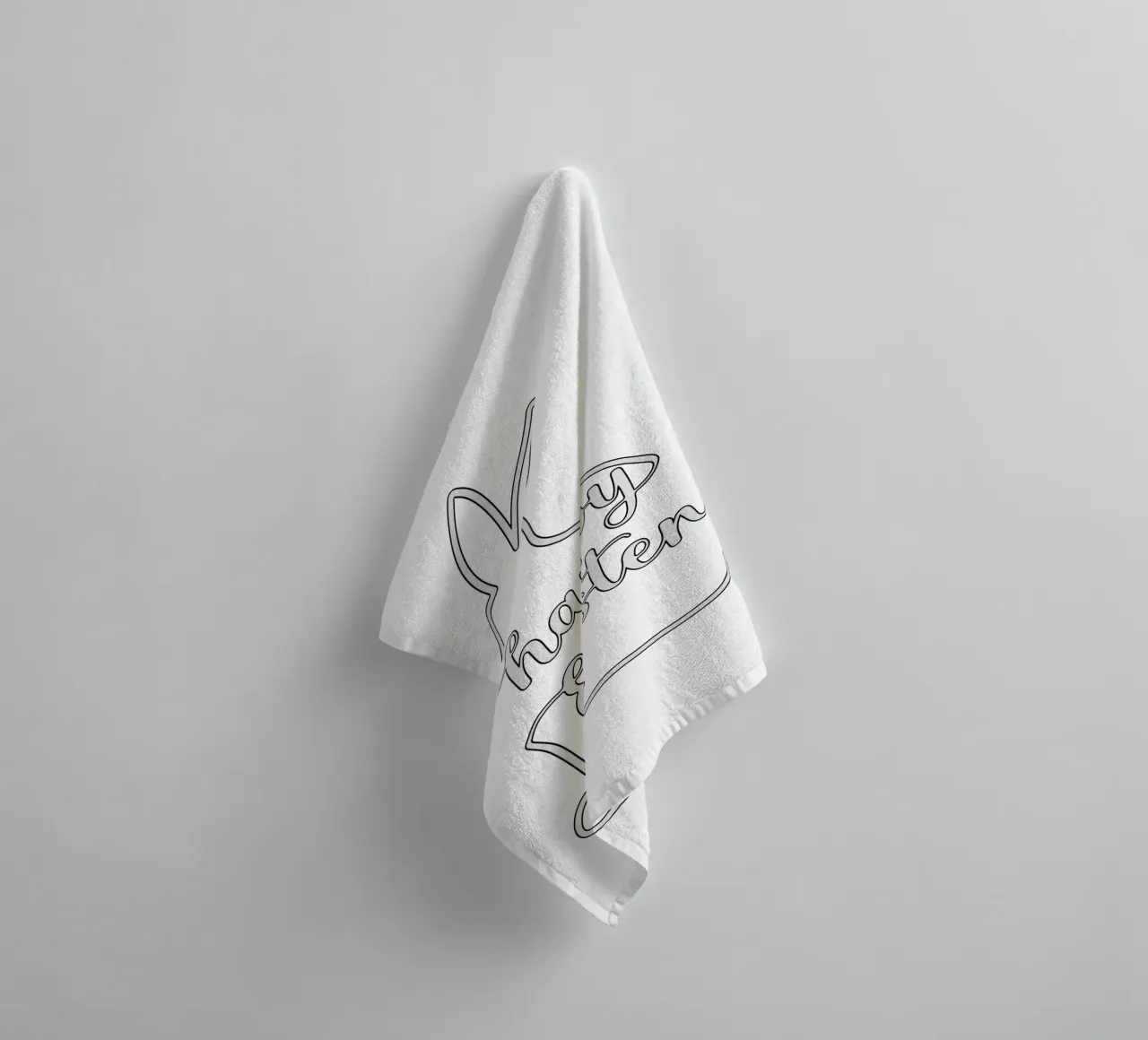 happy easter towel by onefeelshop