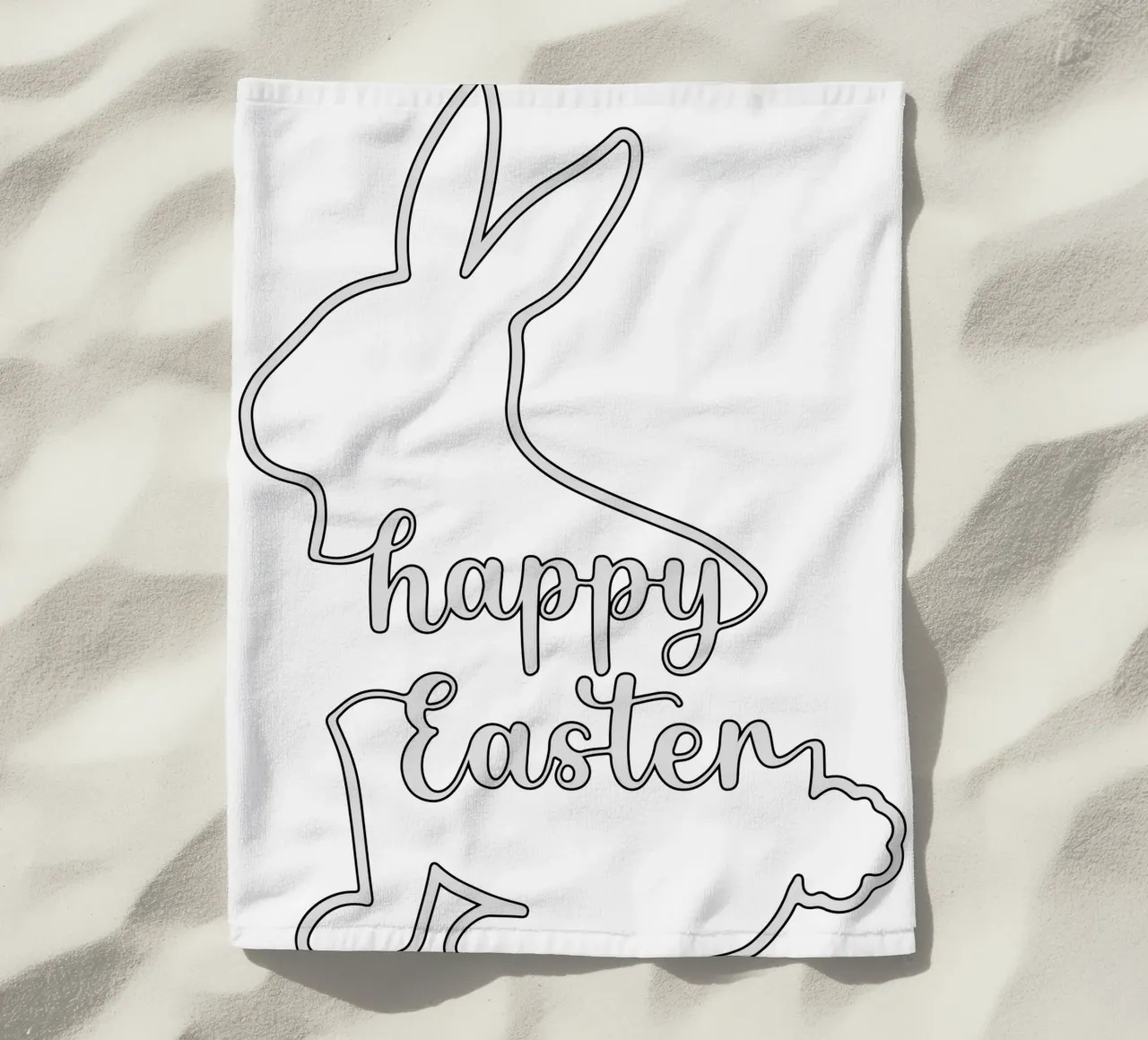 happy easter telo mare da onefeelshop