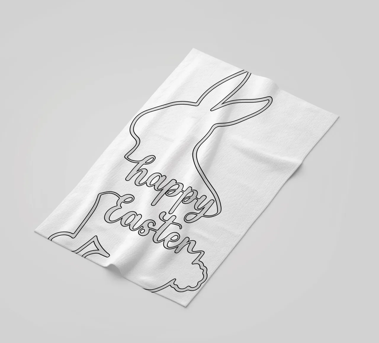 Buona Pasqua telo mare da onefeelshop