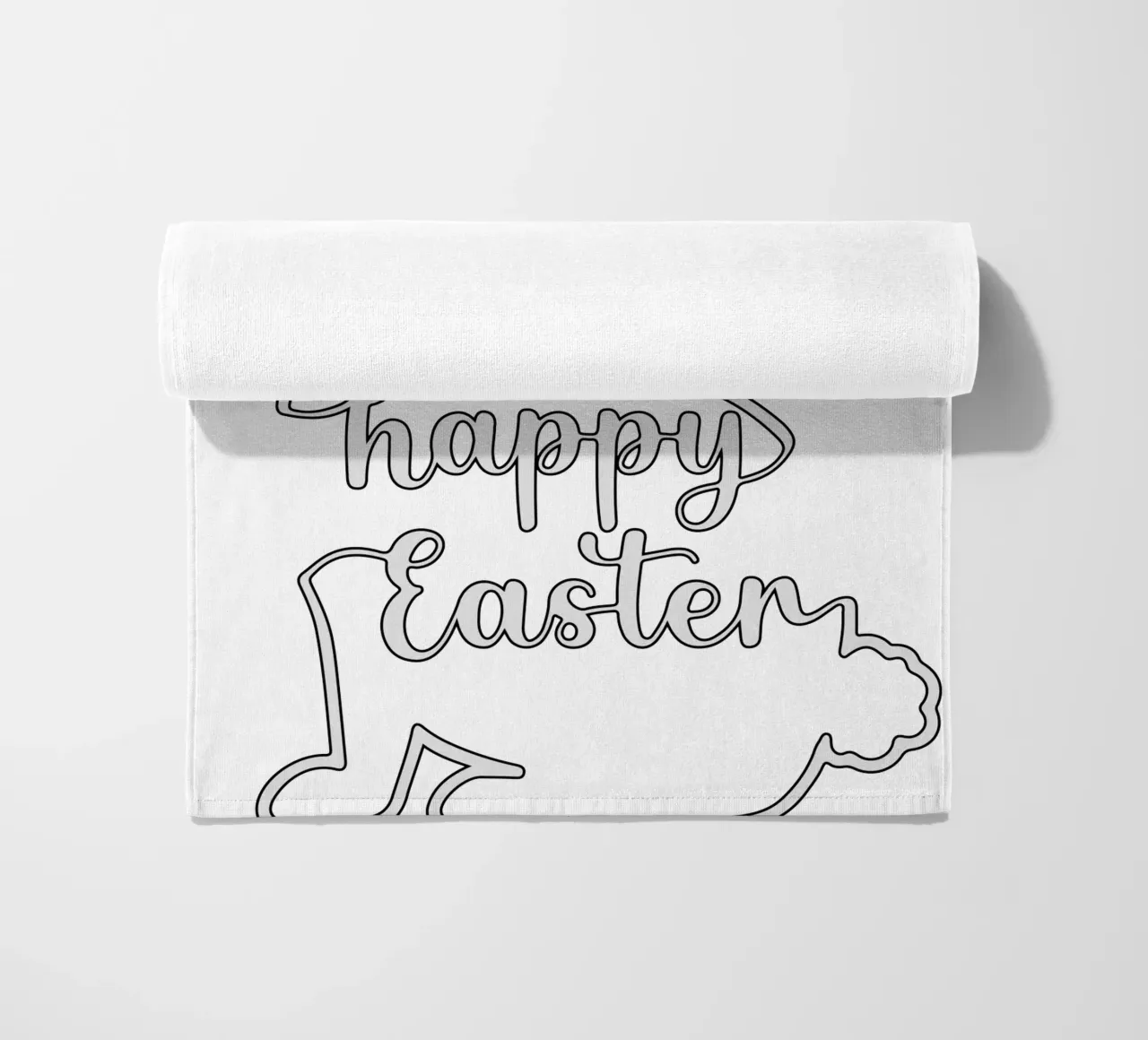 Buona Pasqua telo mare da onefeelshop