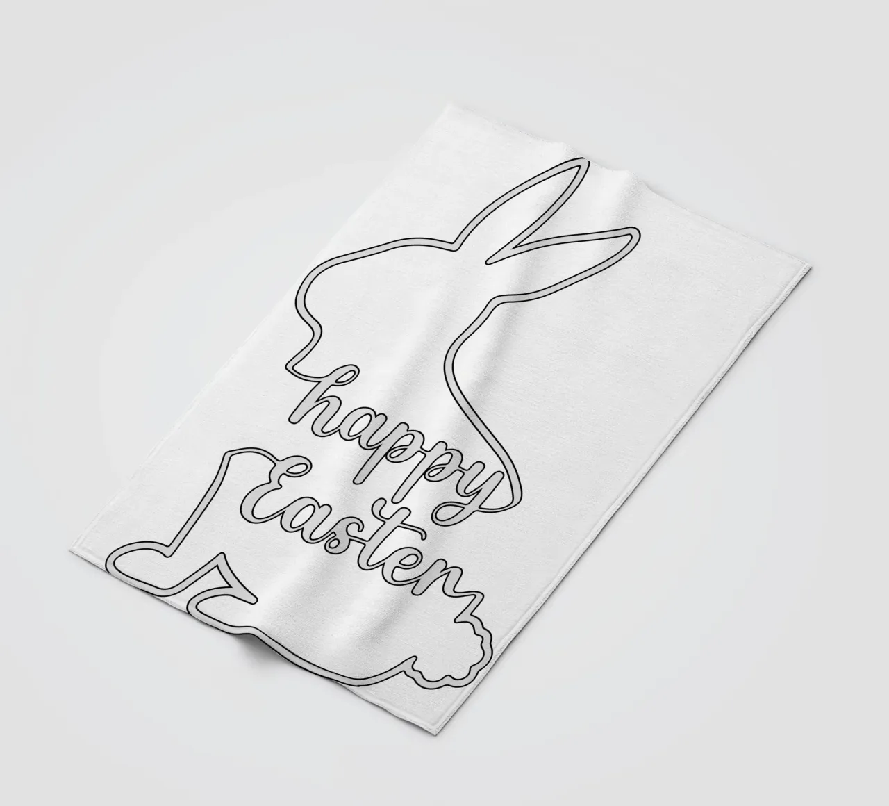 happy easter fleece blanket by onefeelshop