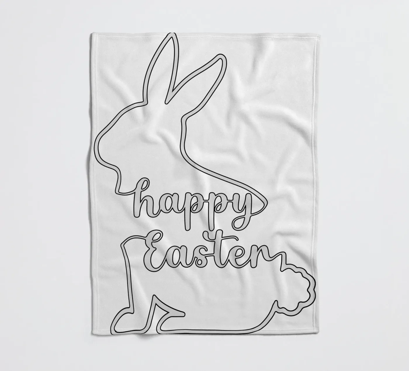 Buona Pasqua coperta in pile da onefeelshop