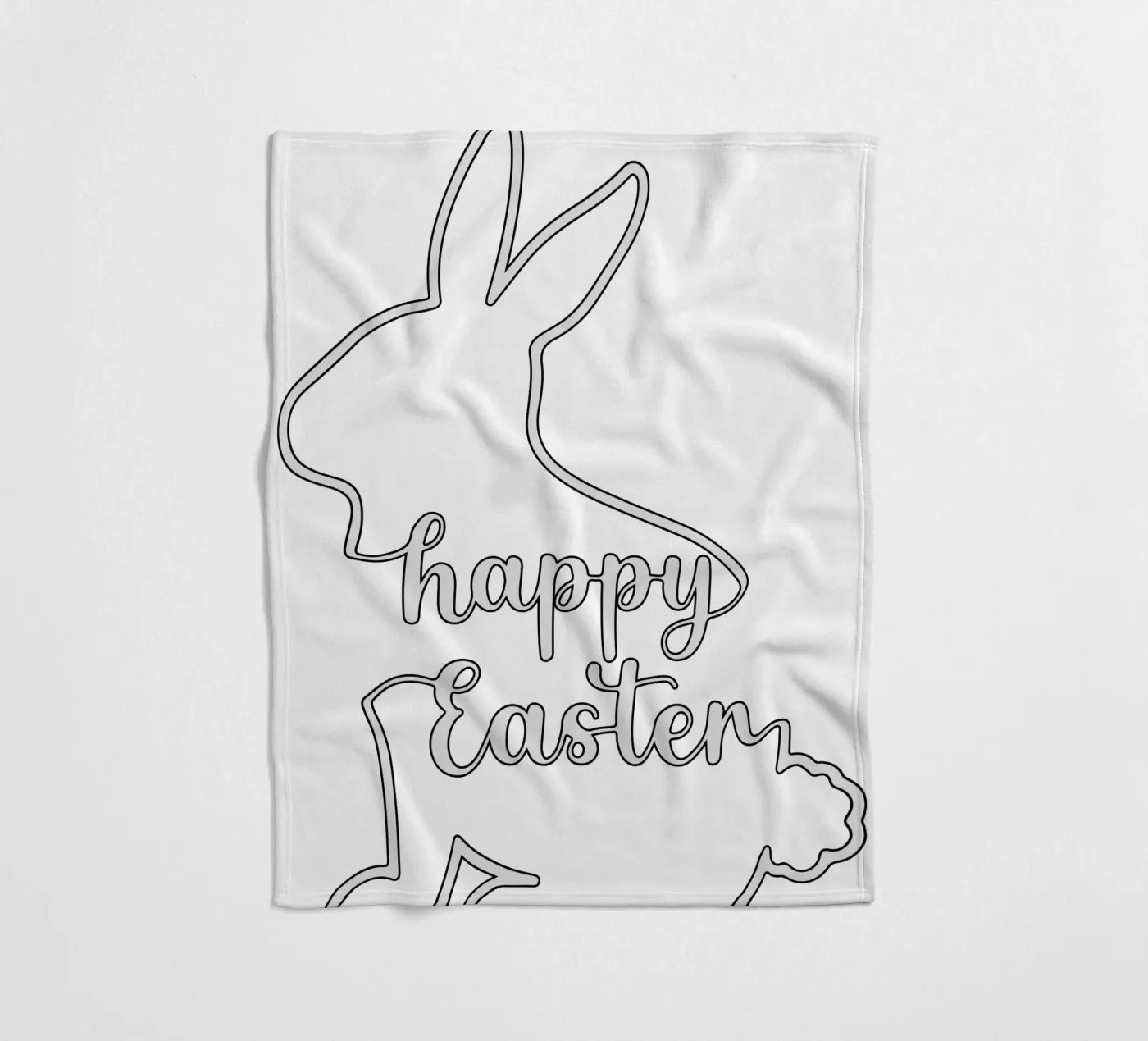 Buona Pasqua coperta in pile da onefeelshop