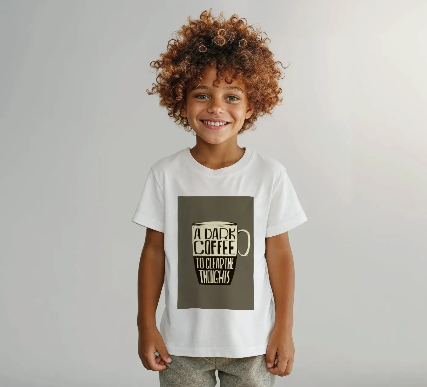 Dark Coffee t-shirt bambini da Caio Beltrão