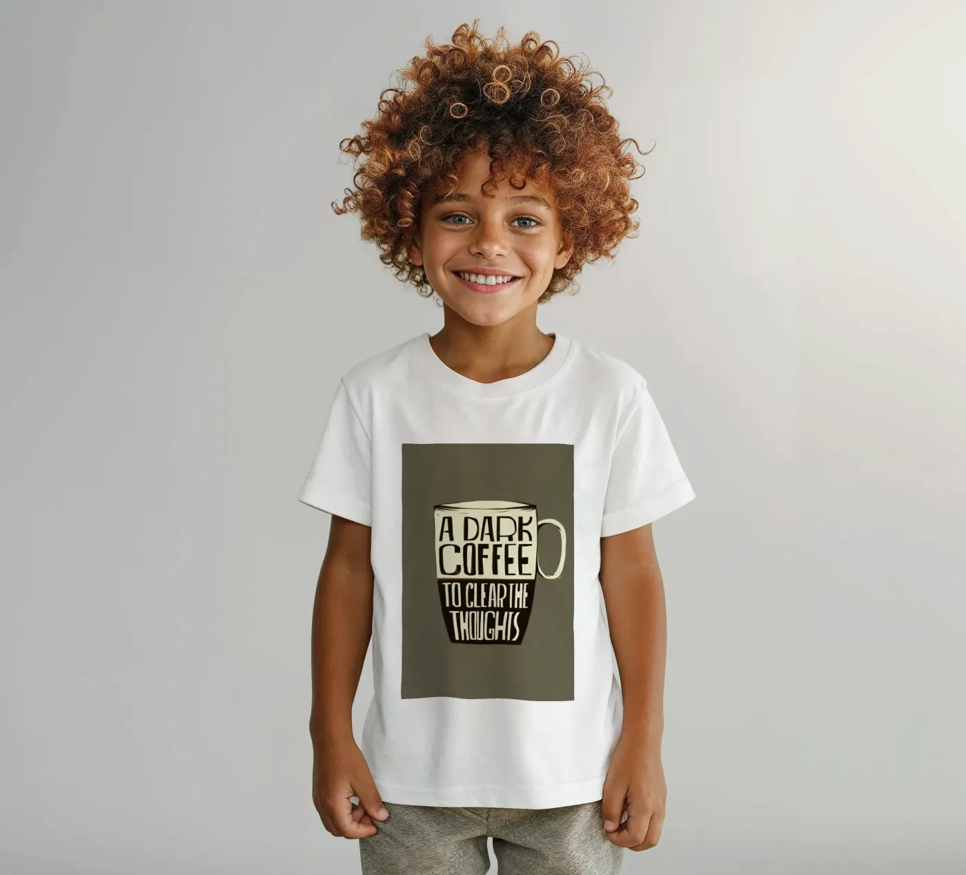 Dark Coffee t-shirt bambini da Caio Beltrão