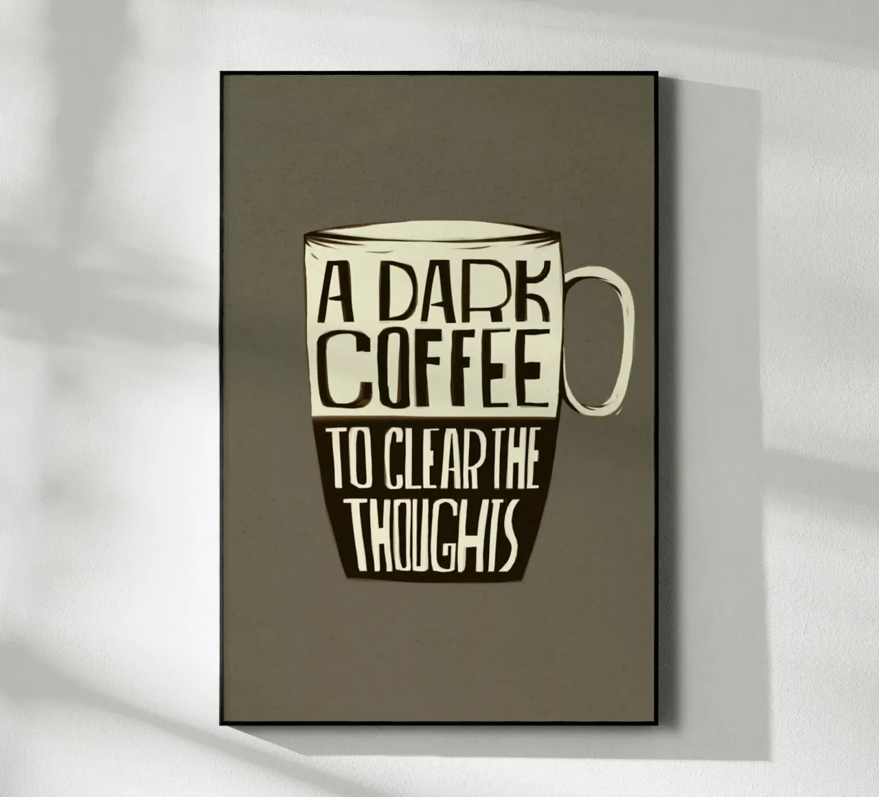 Dark Coffee plexiglass da Caio Beltrão