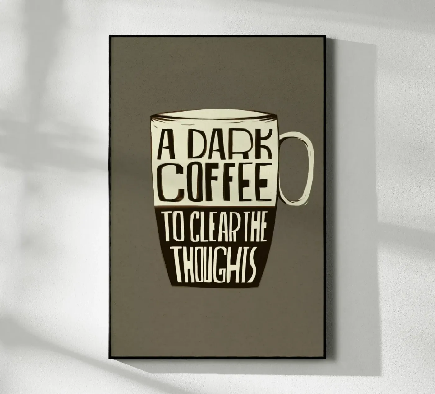 Dark Coffee plexiglass da Caio Beltrão