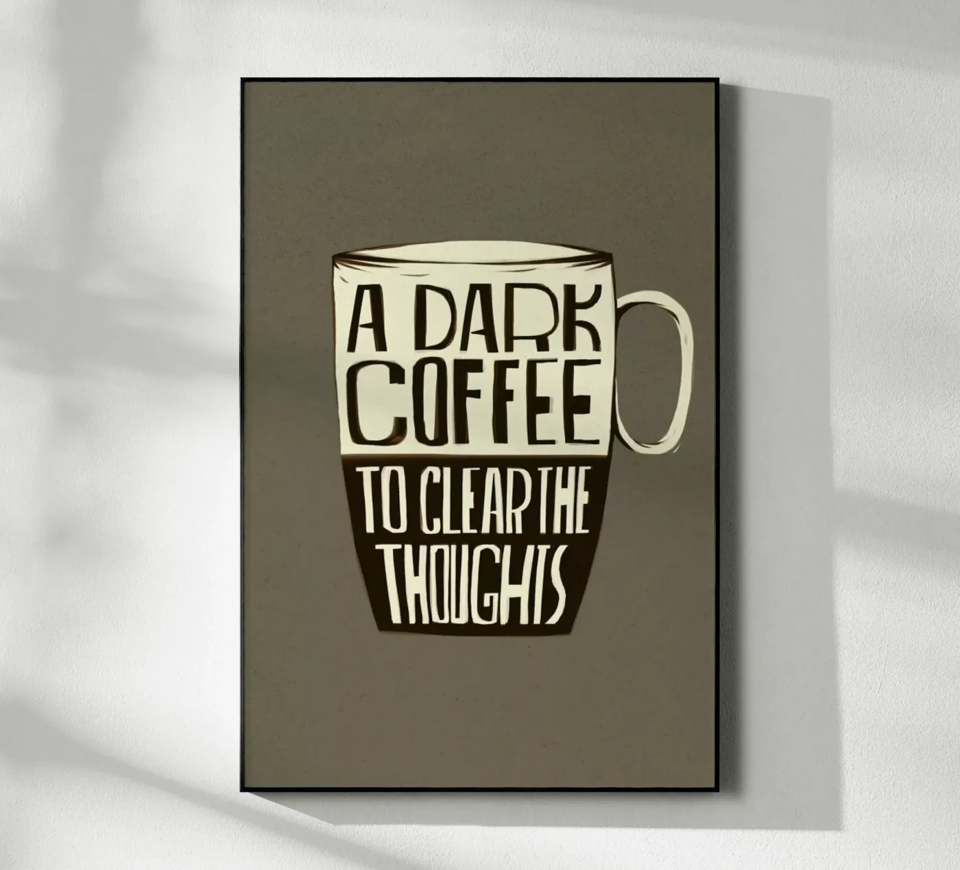 Dark Coffee Acryl-Glas von Caio Beltrão