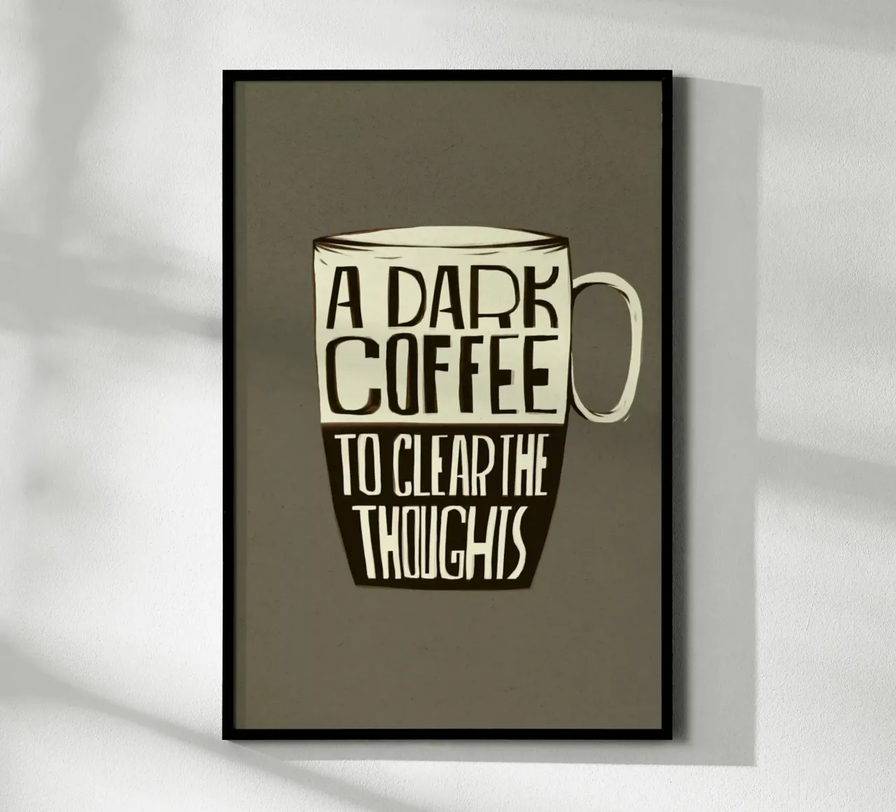 Dark Coffee poster da Caio Beltrão