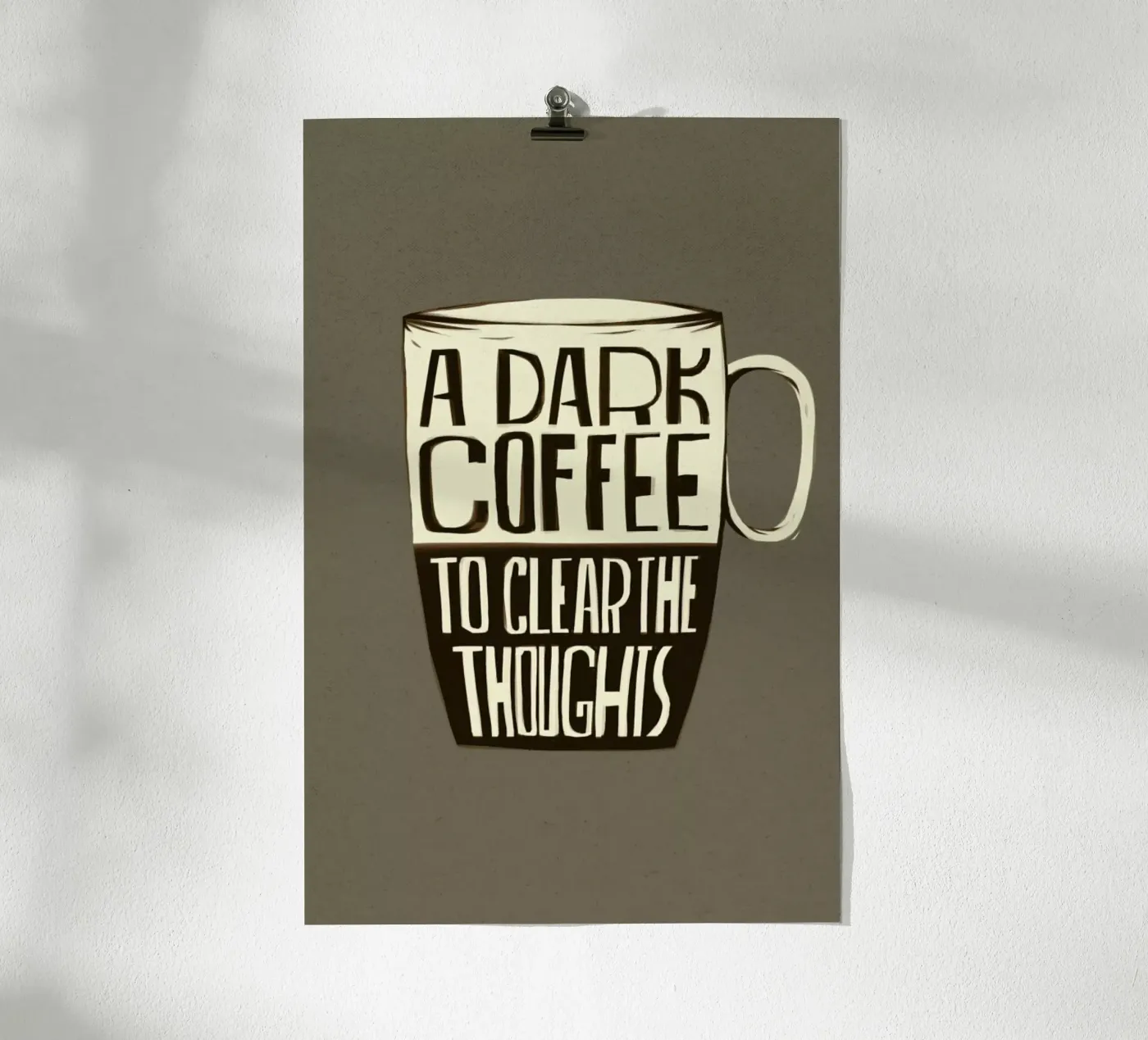 Dark Coffee poster da Caio Beltrão