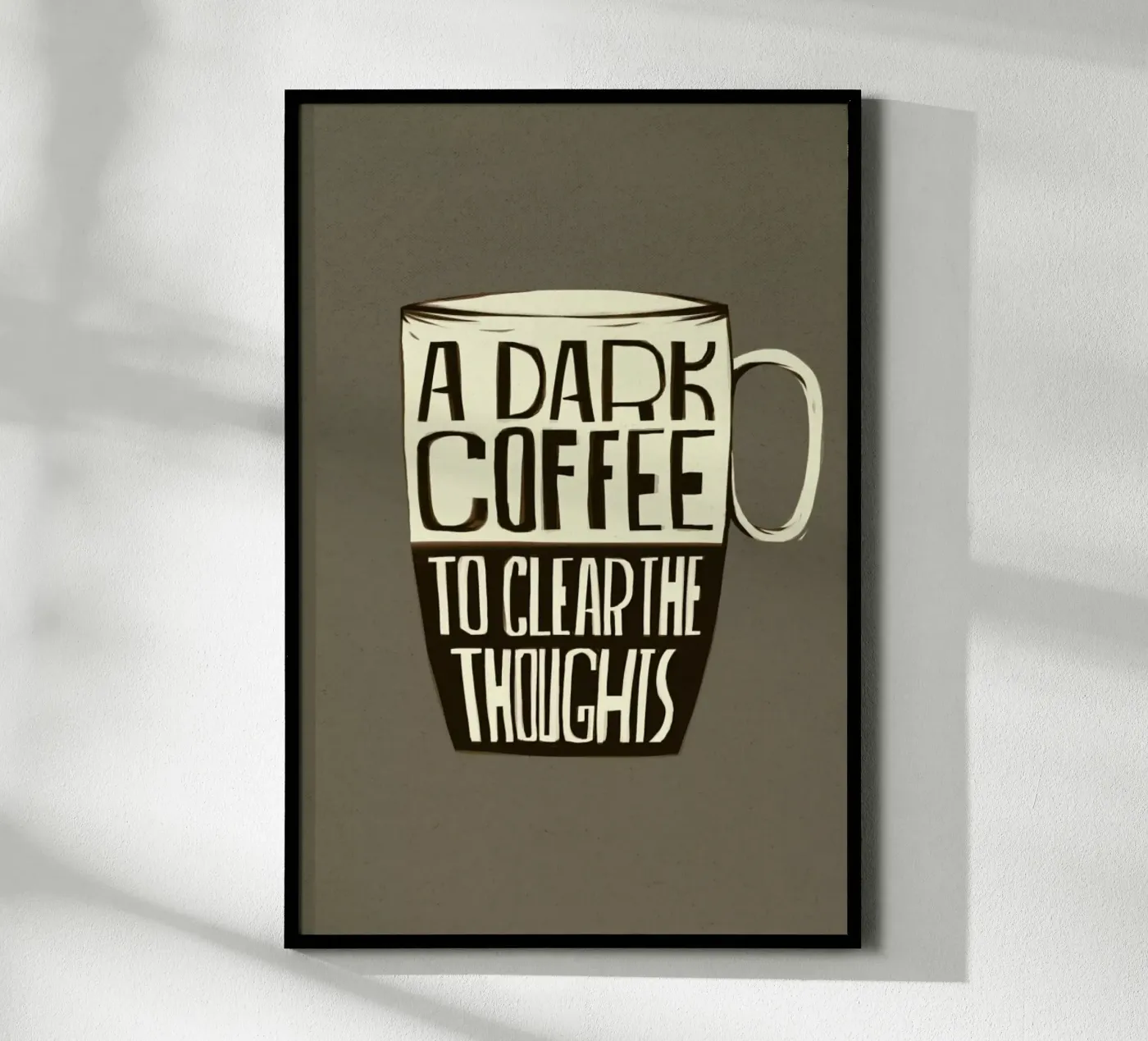 Dark Coffee poster da Caio Beltrão