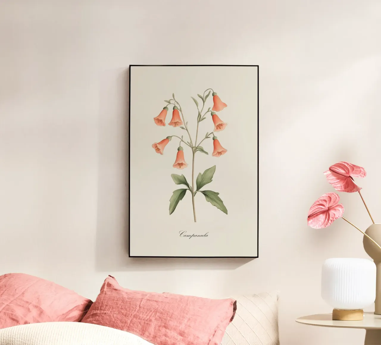 Campanula Campanule plexiglass da Melloi Art Print