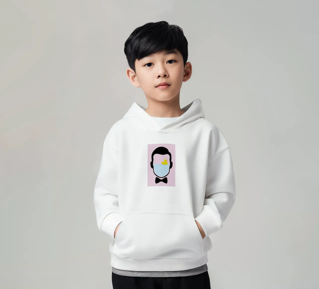 Rubber Duck felpa bambino con cappuccio da LeDieg