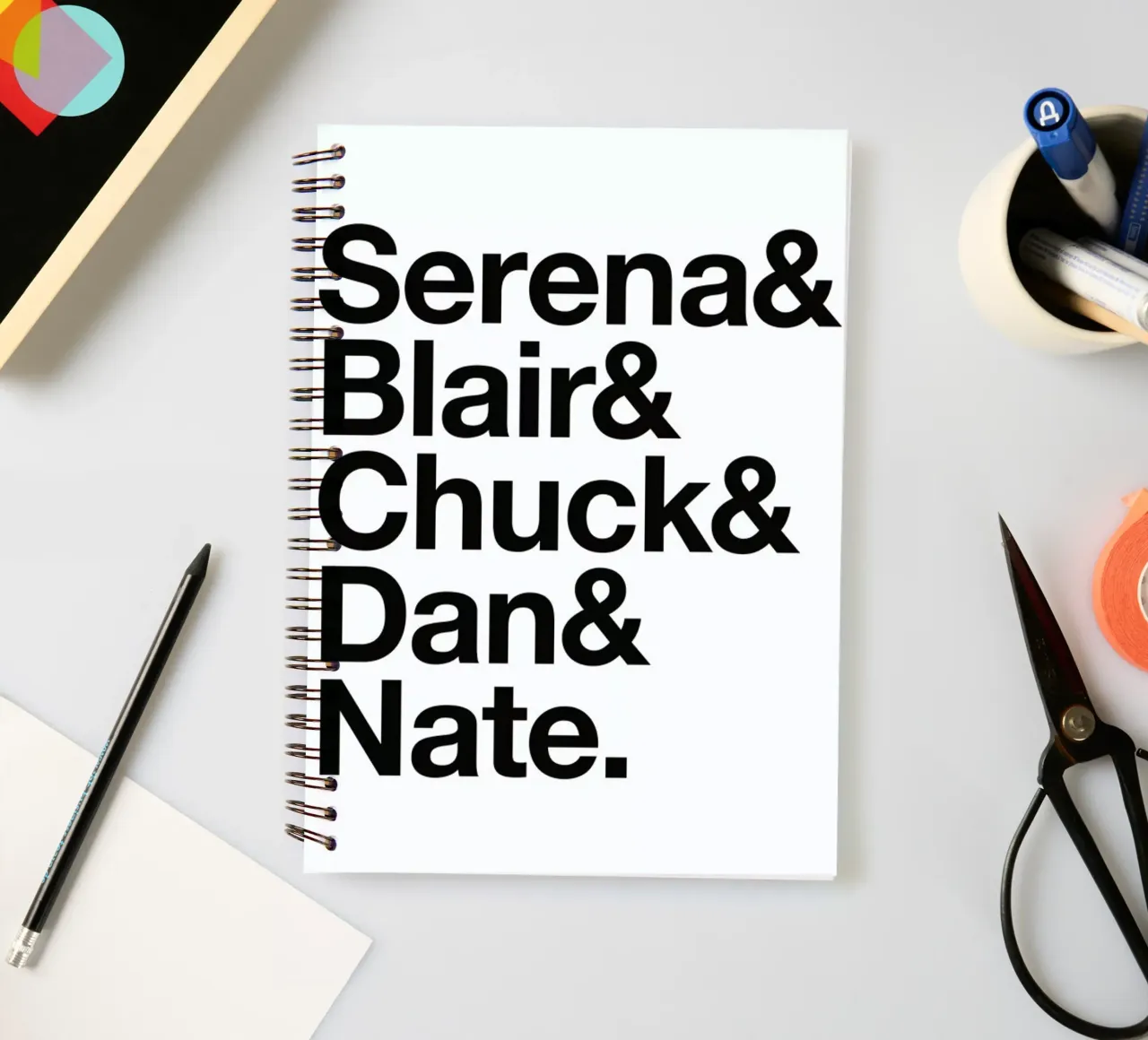 Gossip Girl spiral notebook by Studio One
