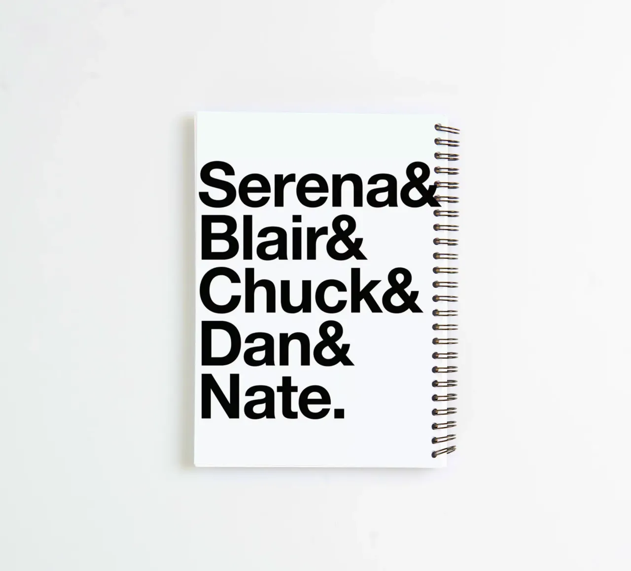 Gossip Girl spiral notebook by Studio One