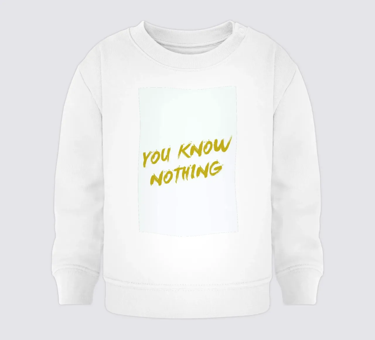 You Know Nothing sudadera de bebé de Dean Smith