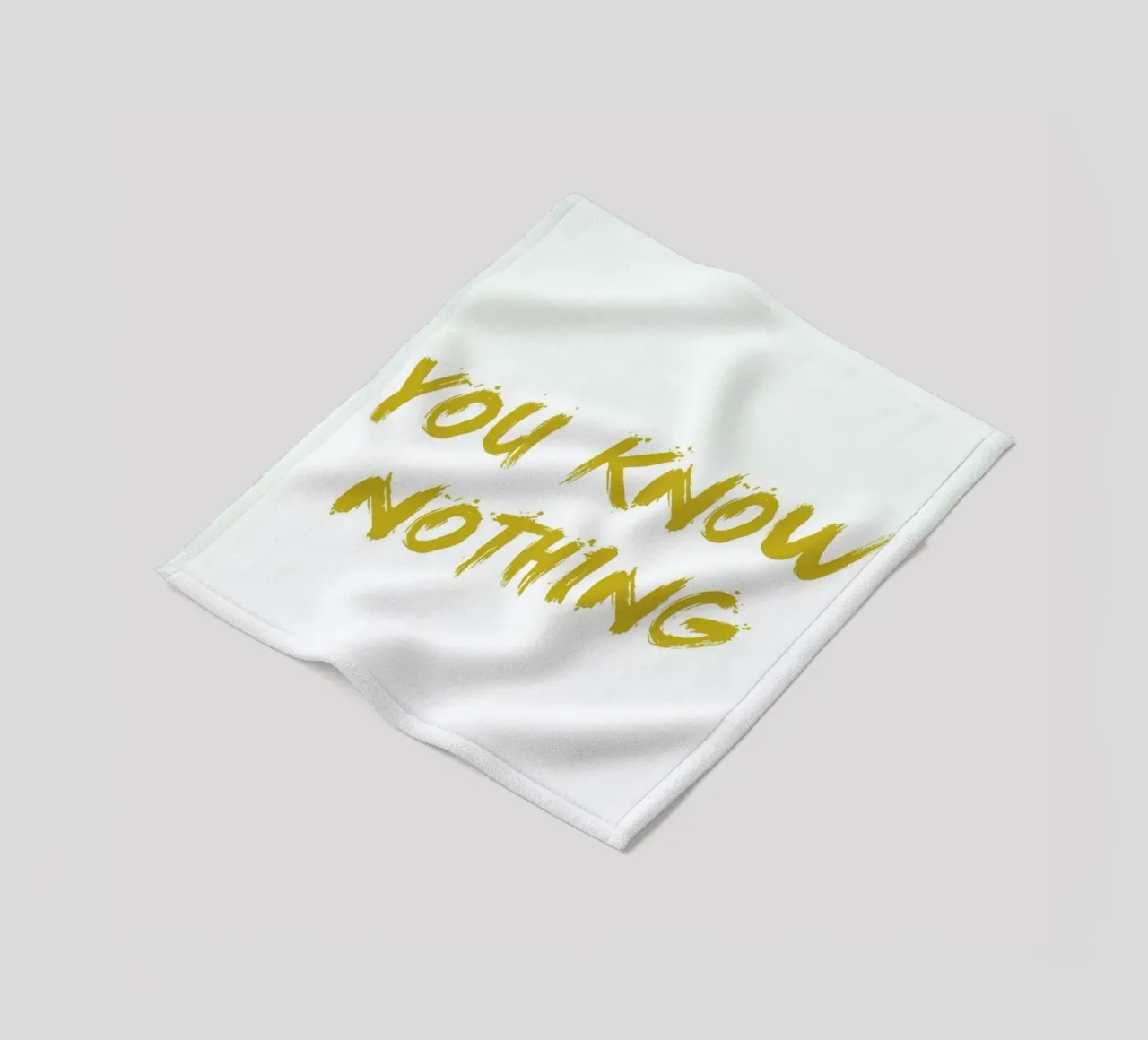 You Know Nothing coperta in pile da Dean Smith