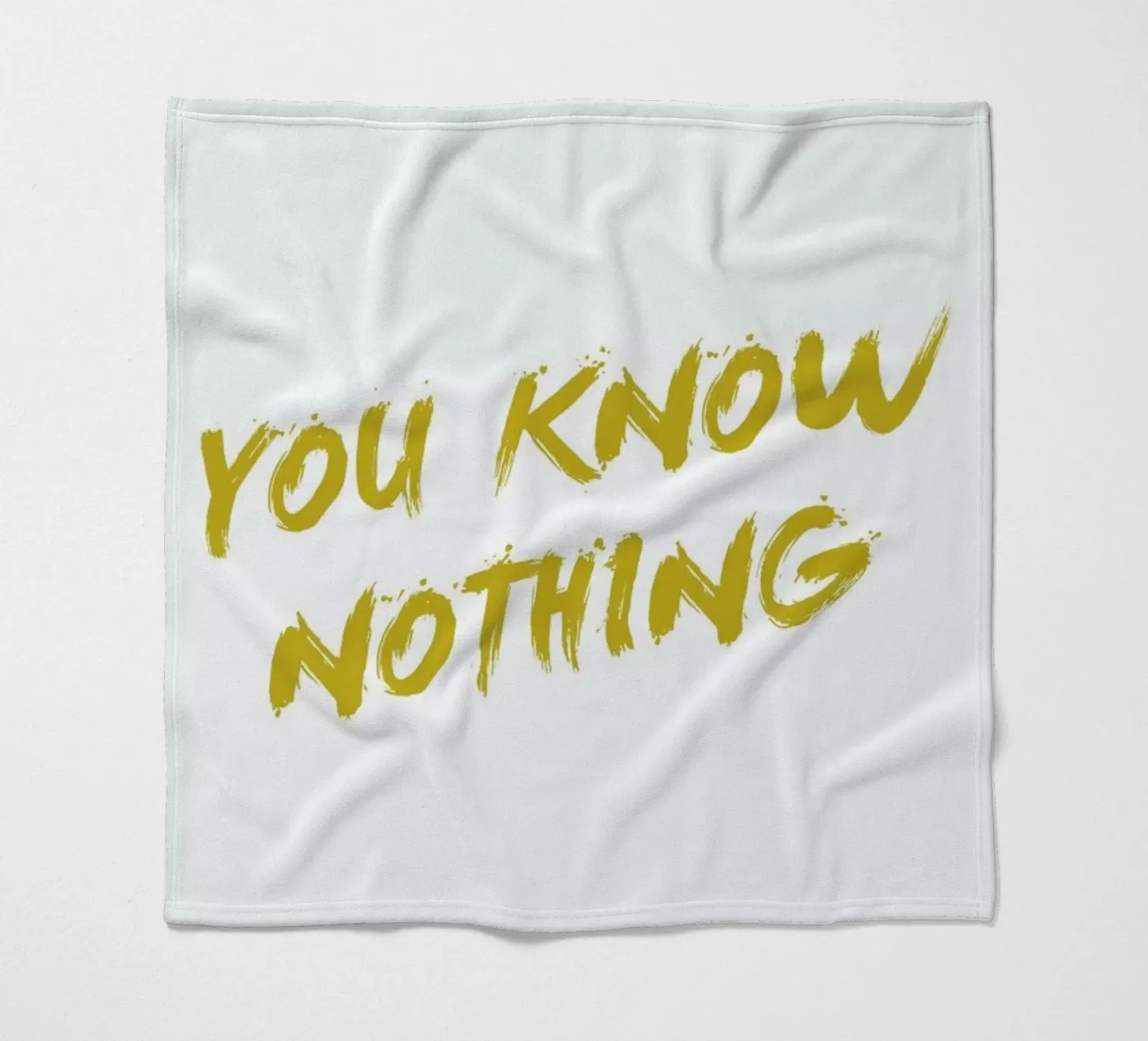 You Know Nothing fleecedeken van Dean Smith