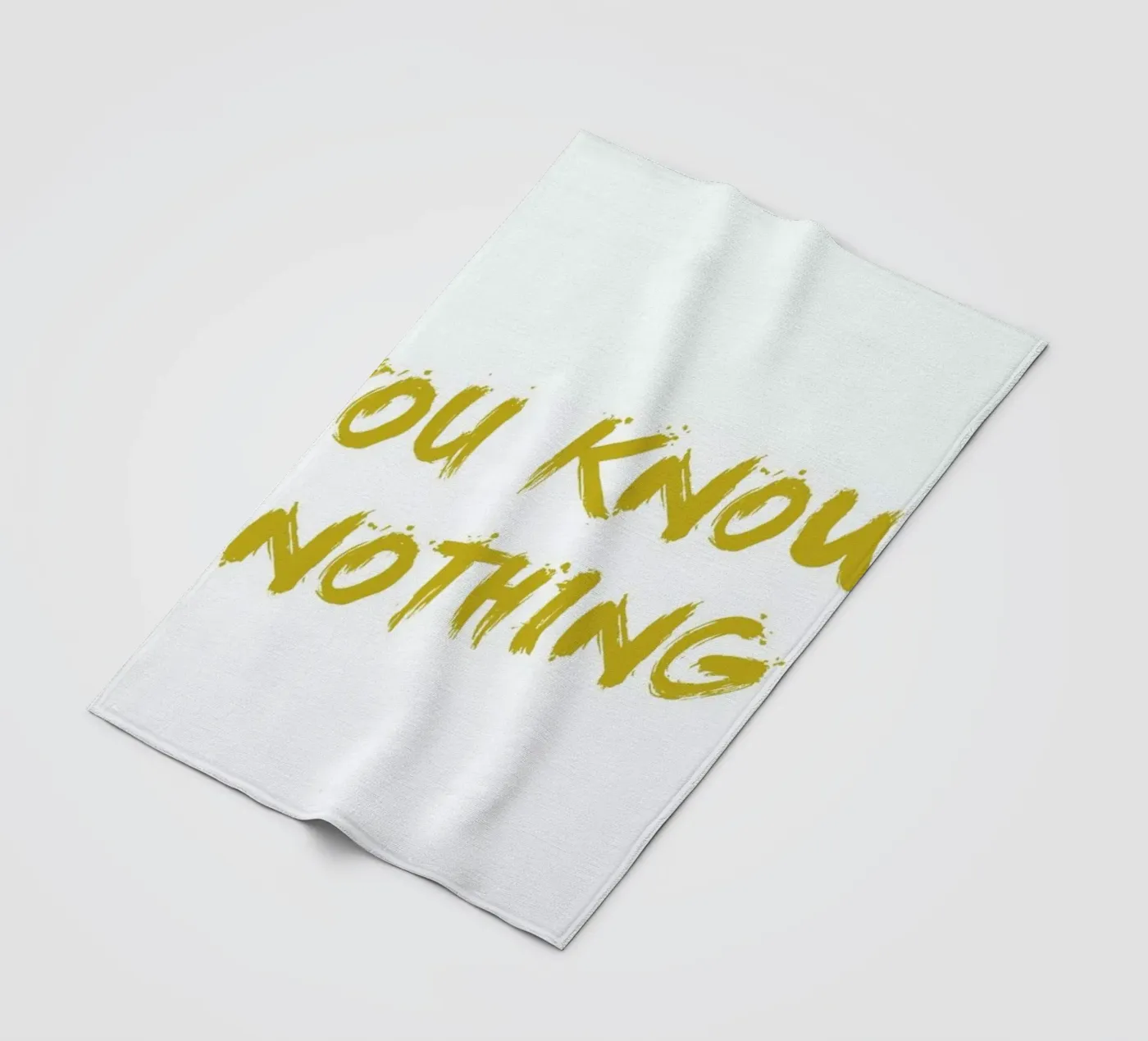 You Know Nothing fleecedeken van Dean Smith