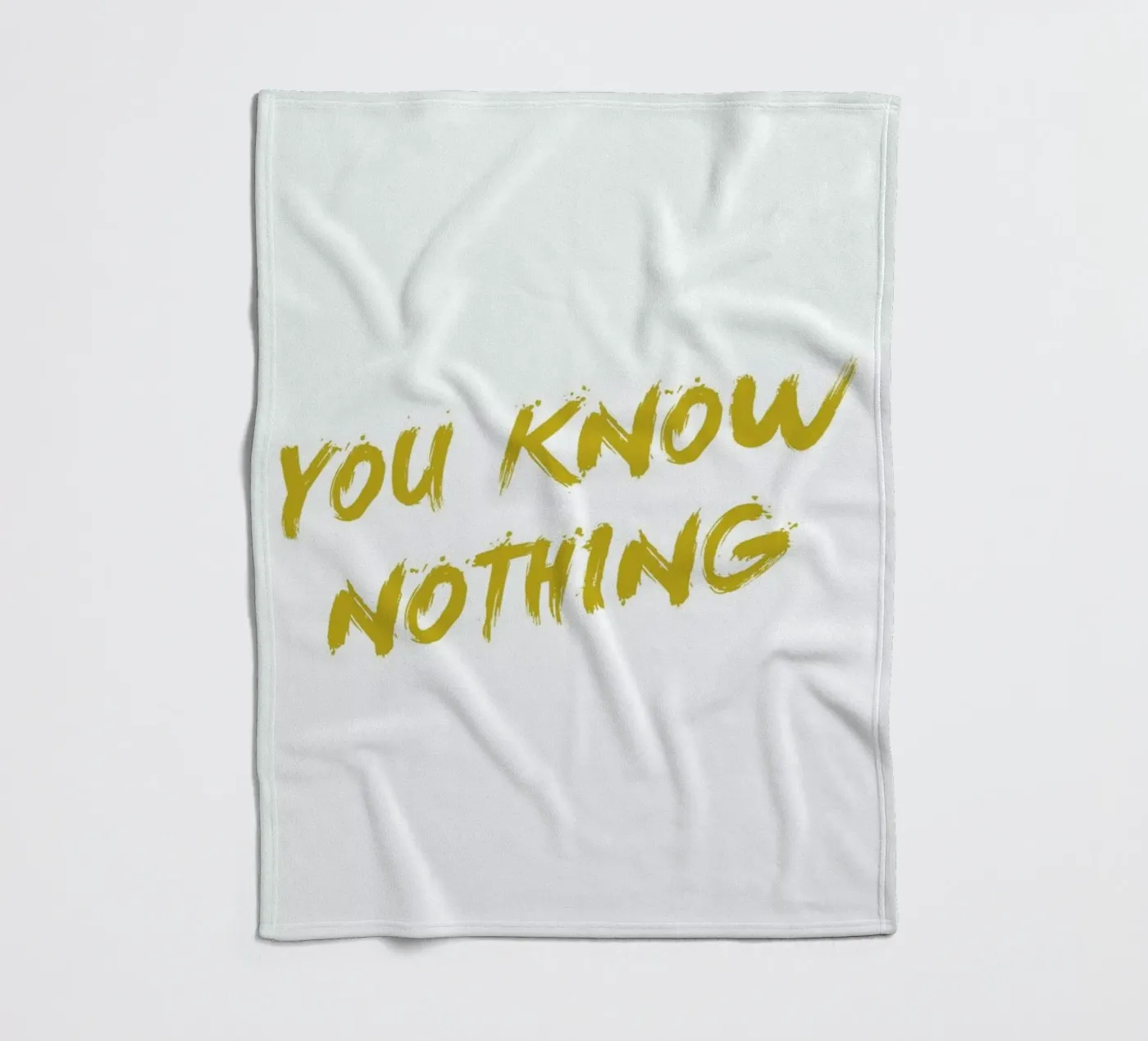 You Know Nothing fleecedeken van Dean Smith